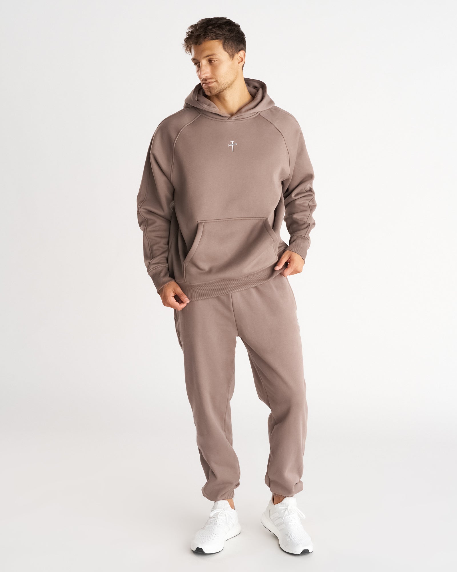 Signature Fleece Sweatpants - Deep Taupe