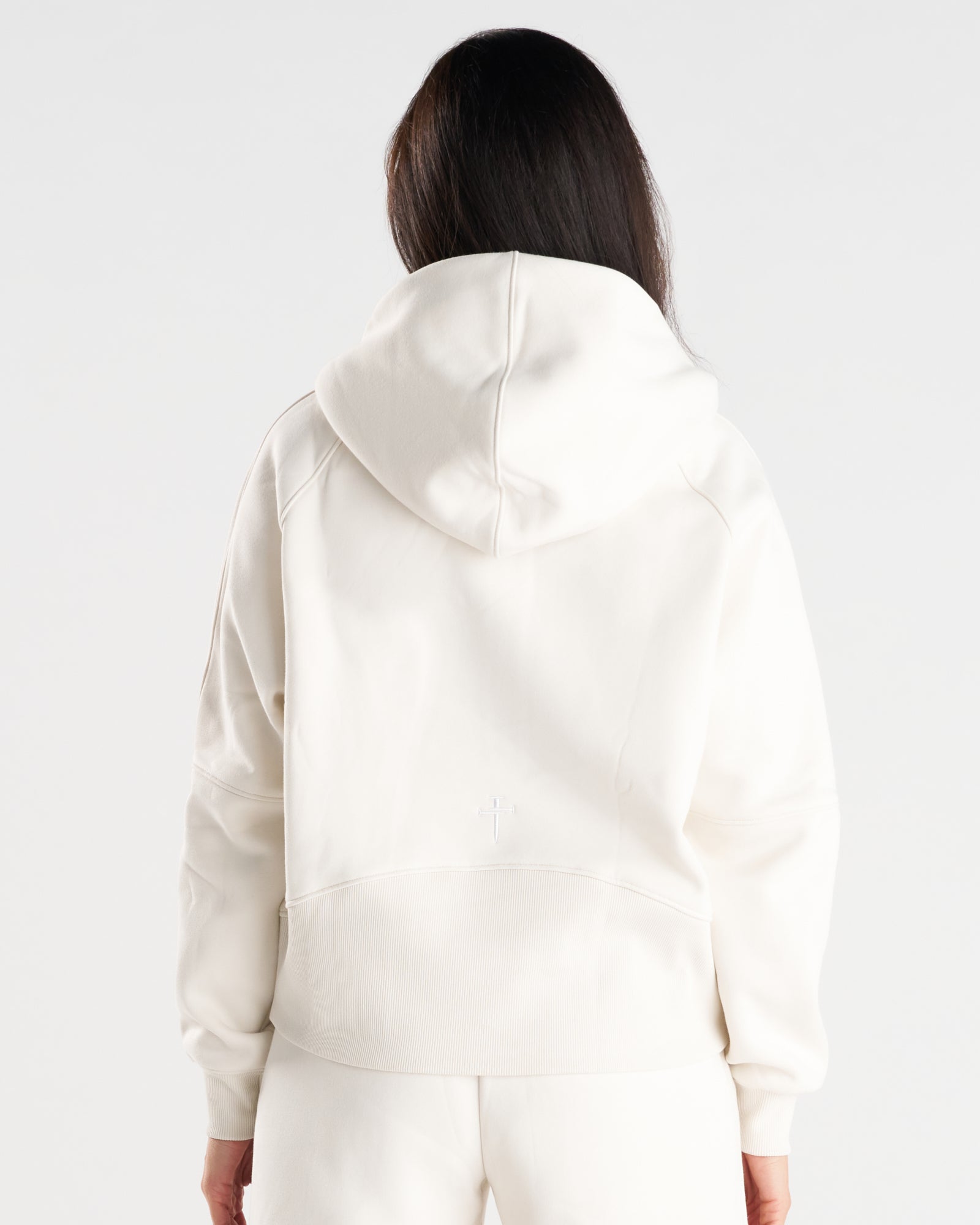 Women's Signature Fleece Half-Zip Hoodie - Cream