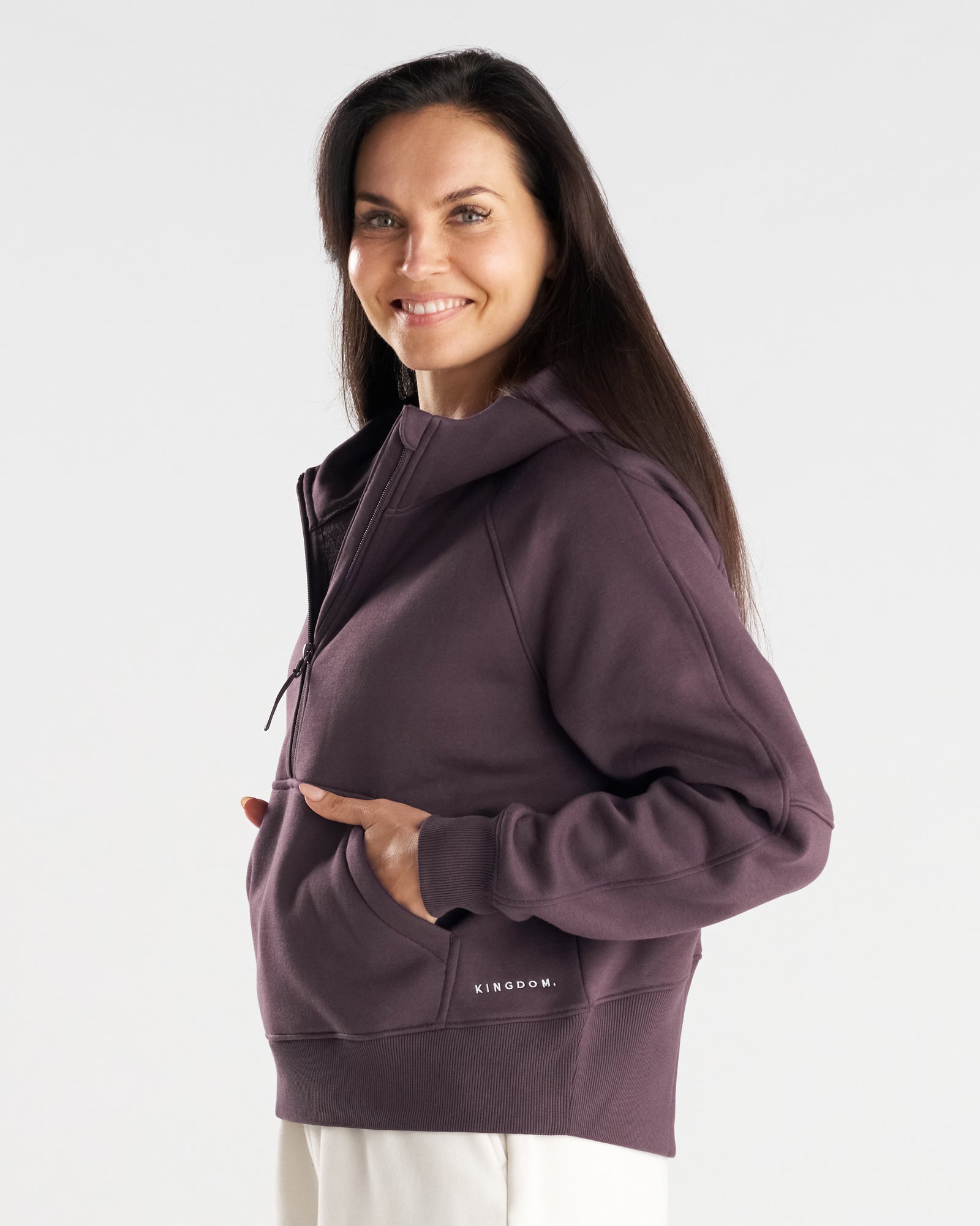 Women's Signature Fleece Half-Zip Hoodie - Nightshade