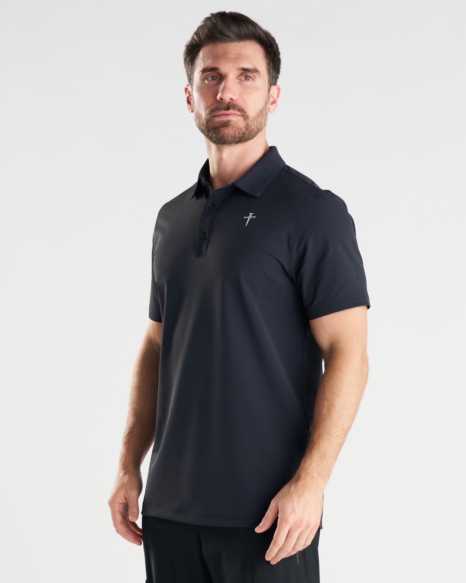 Vented Tech Polo - Black
