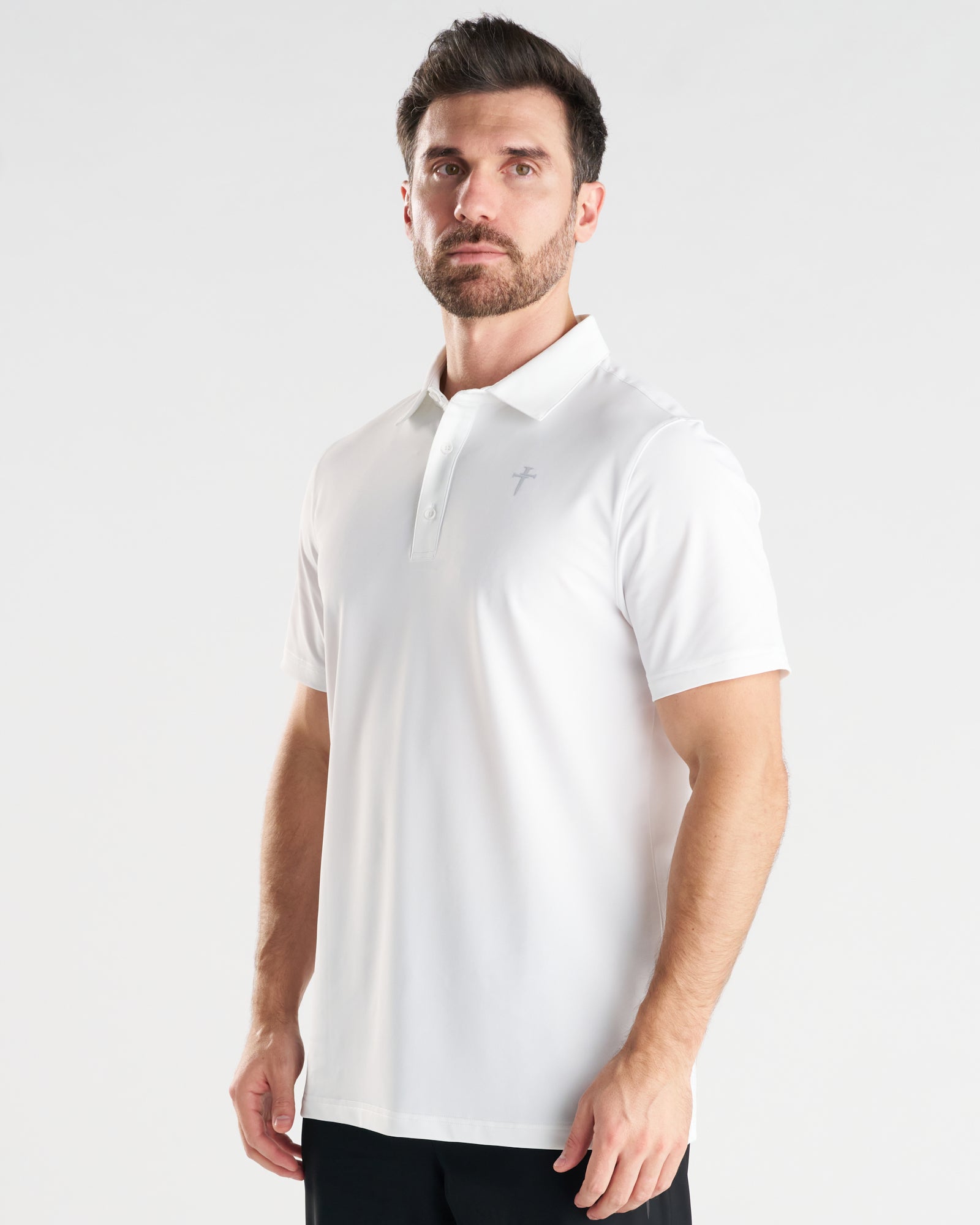 Vented Tech Polo - White