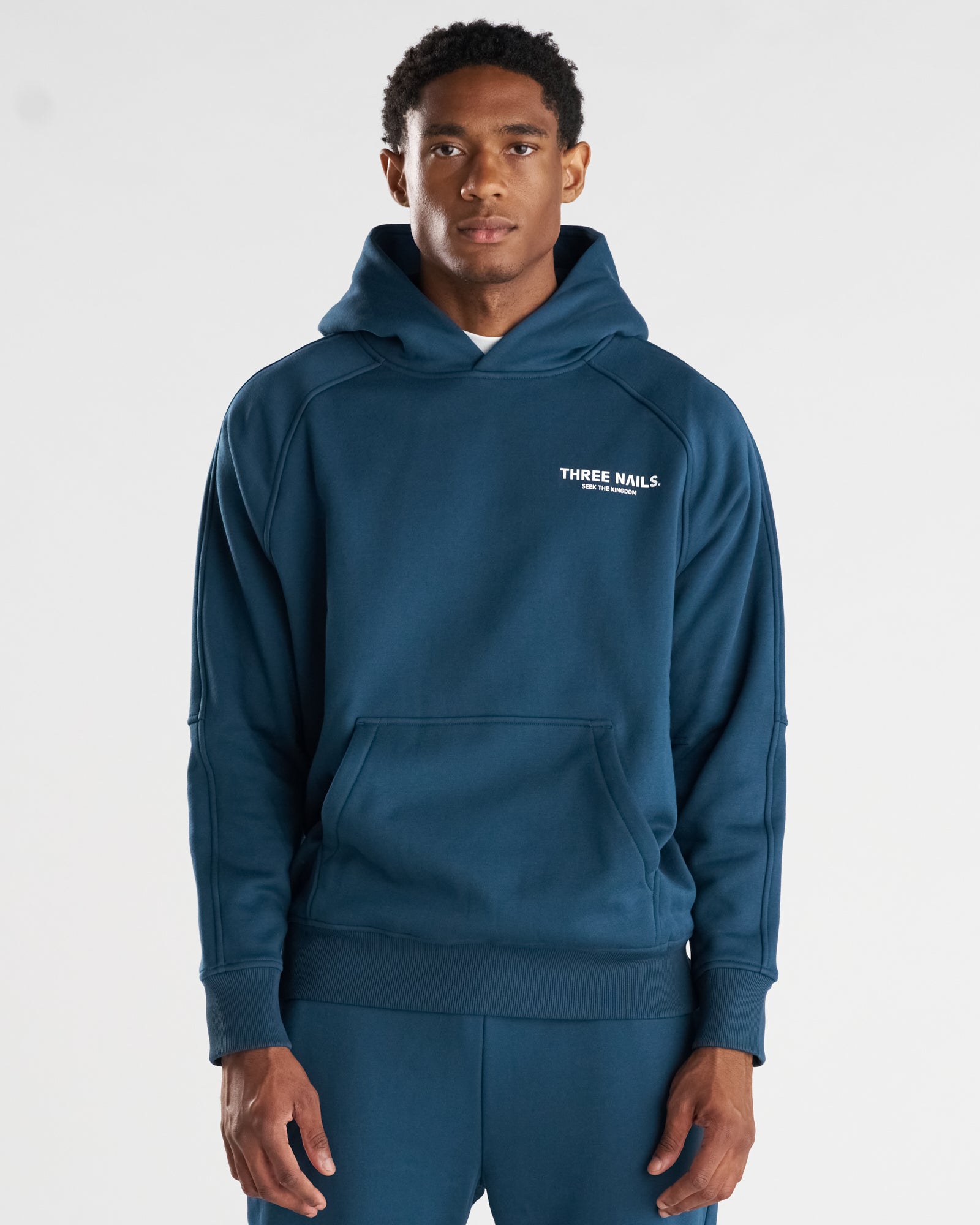 Signature Fleece Hoodie "STK" - Midnight Navy