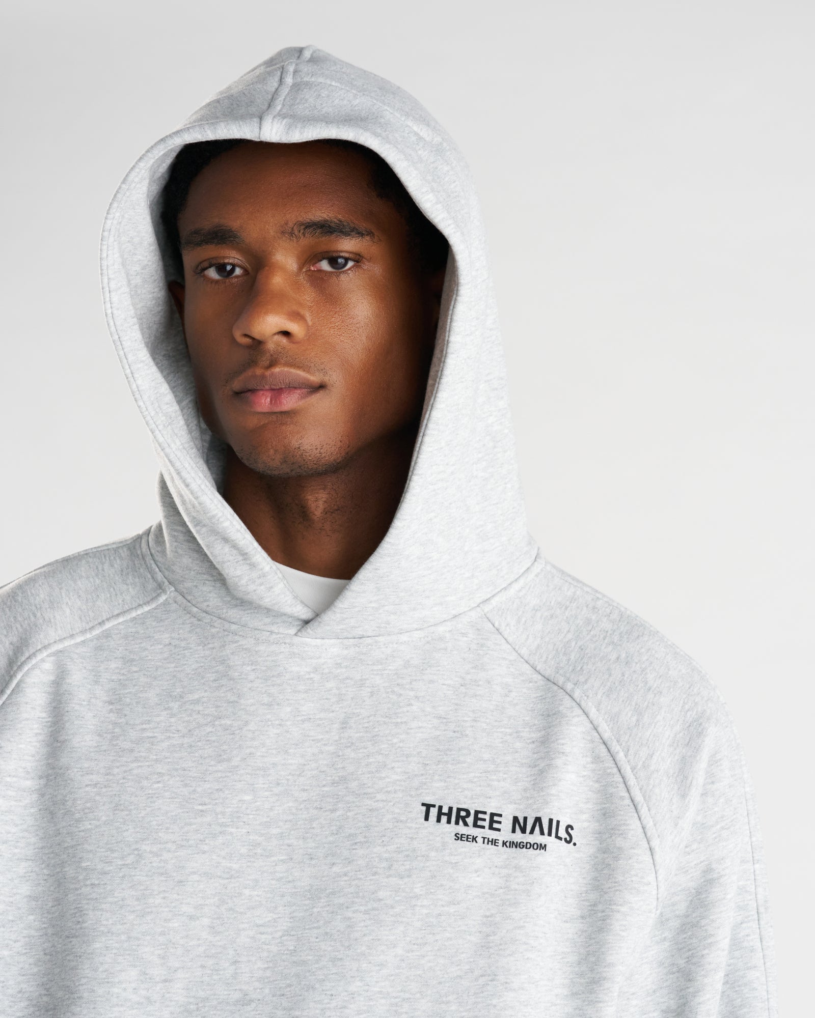 Signature Fleece Hoodie "STK" - Heather Grey