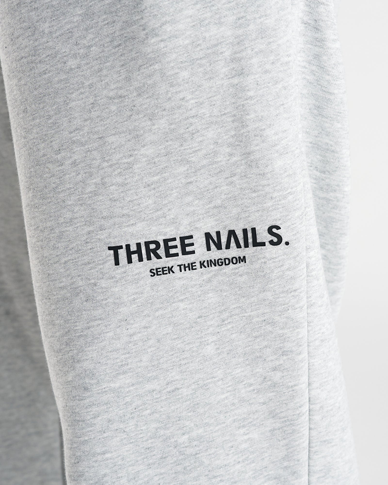 Signature Fleece Sweatpants "STK" - Heather Grey