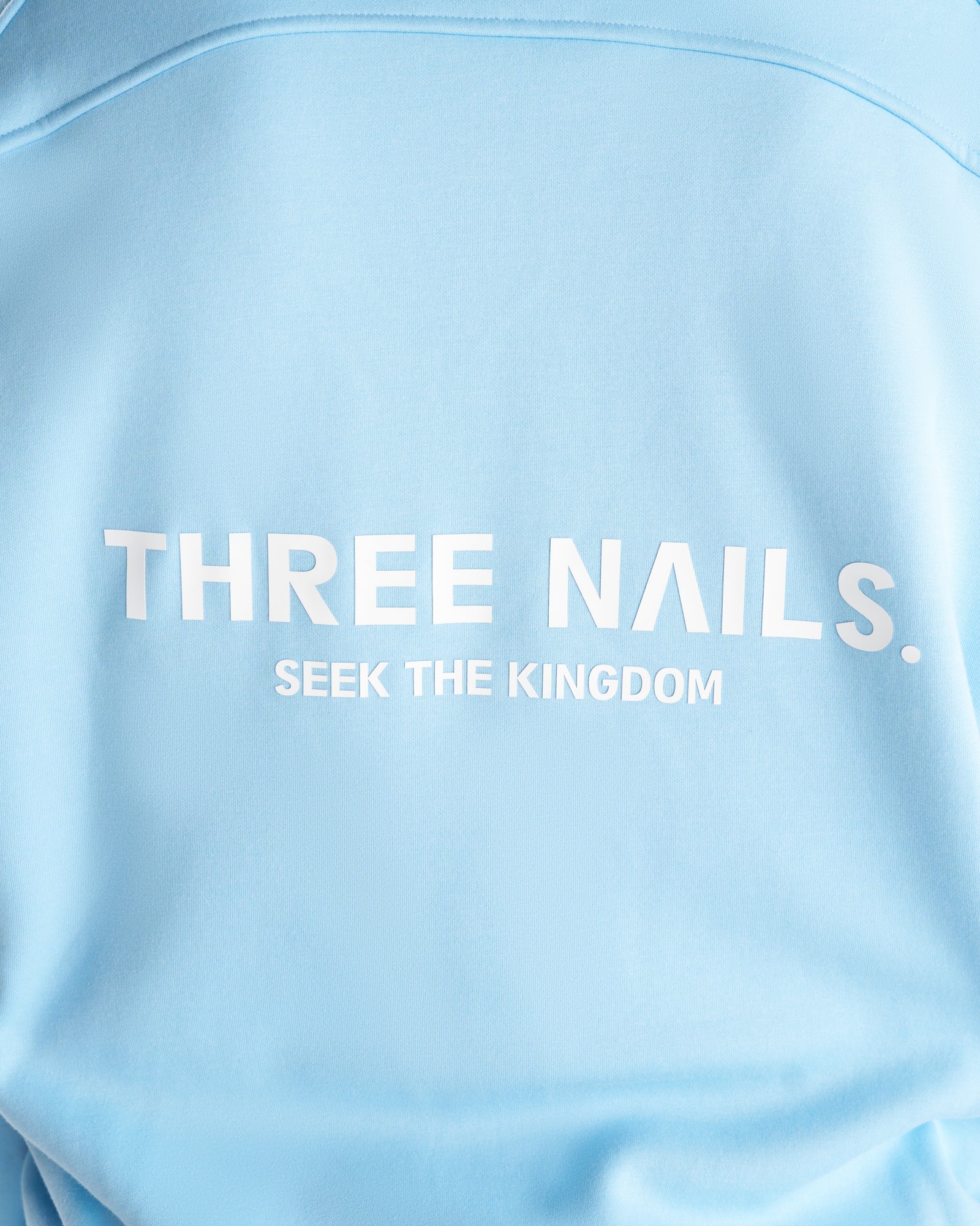 Signature Fleece Hoodie "STK" - Sky Blue