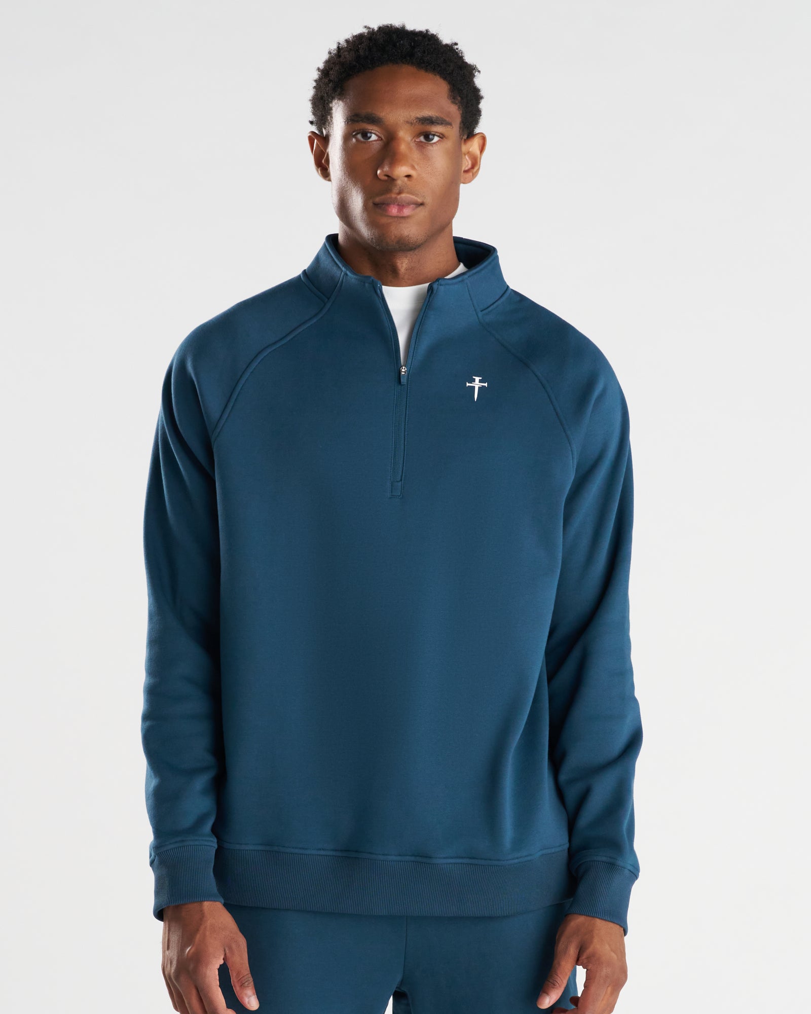 Signature Fleece Quarter Zip - Midnight Navy