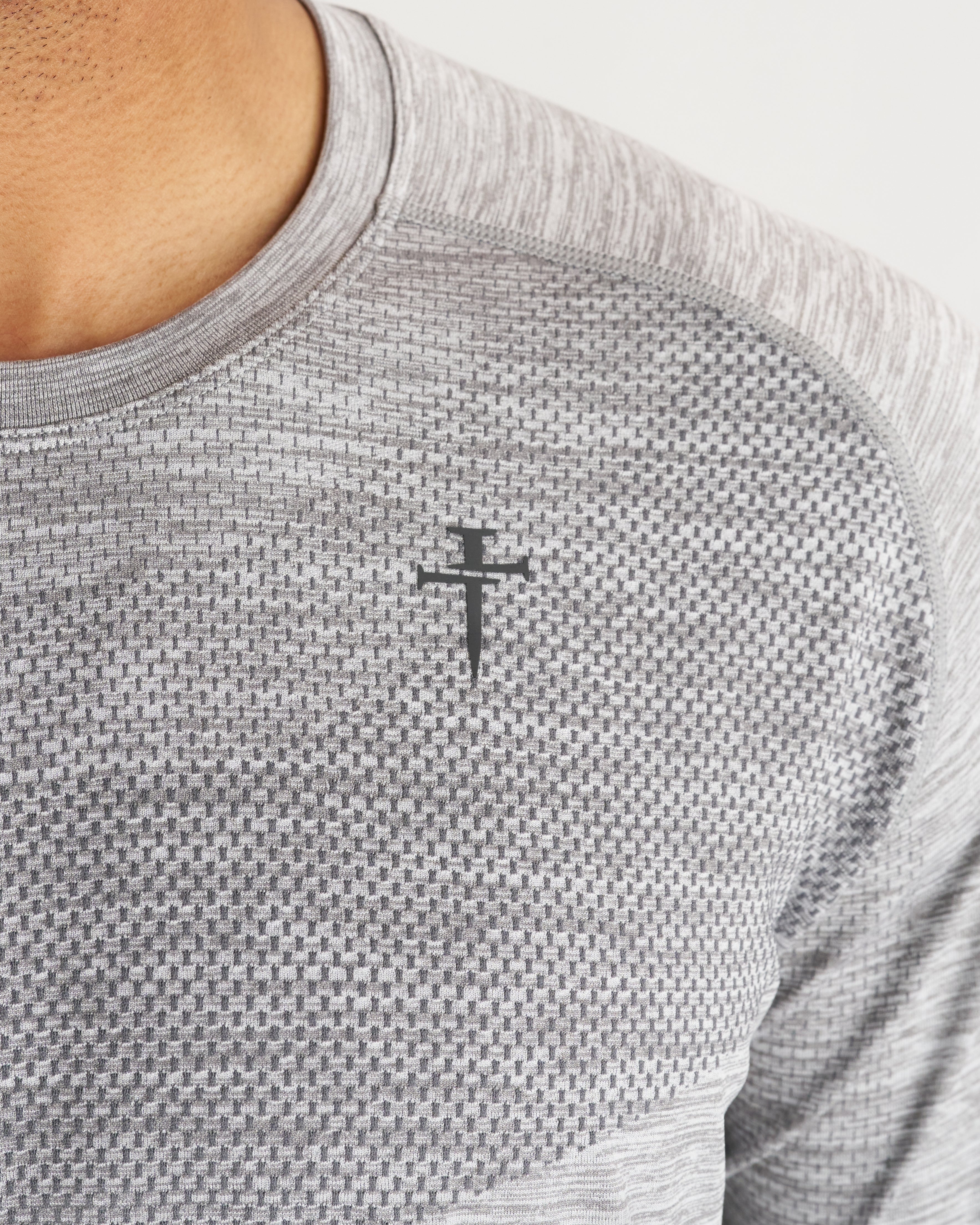 Seamless Long Sleeve - Grey Marl