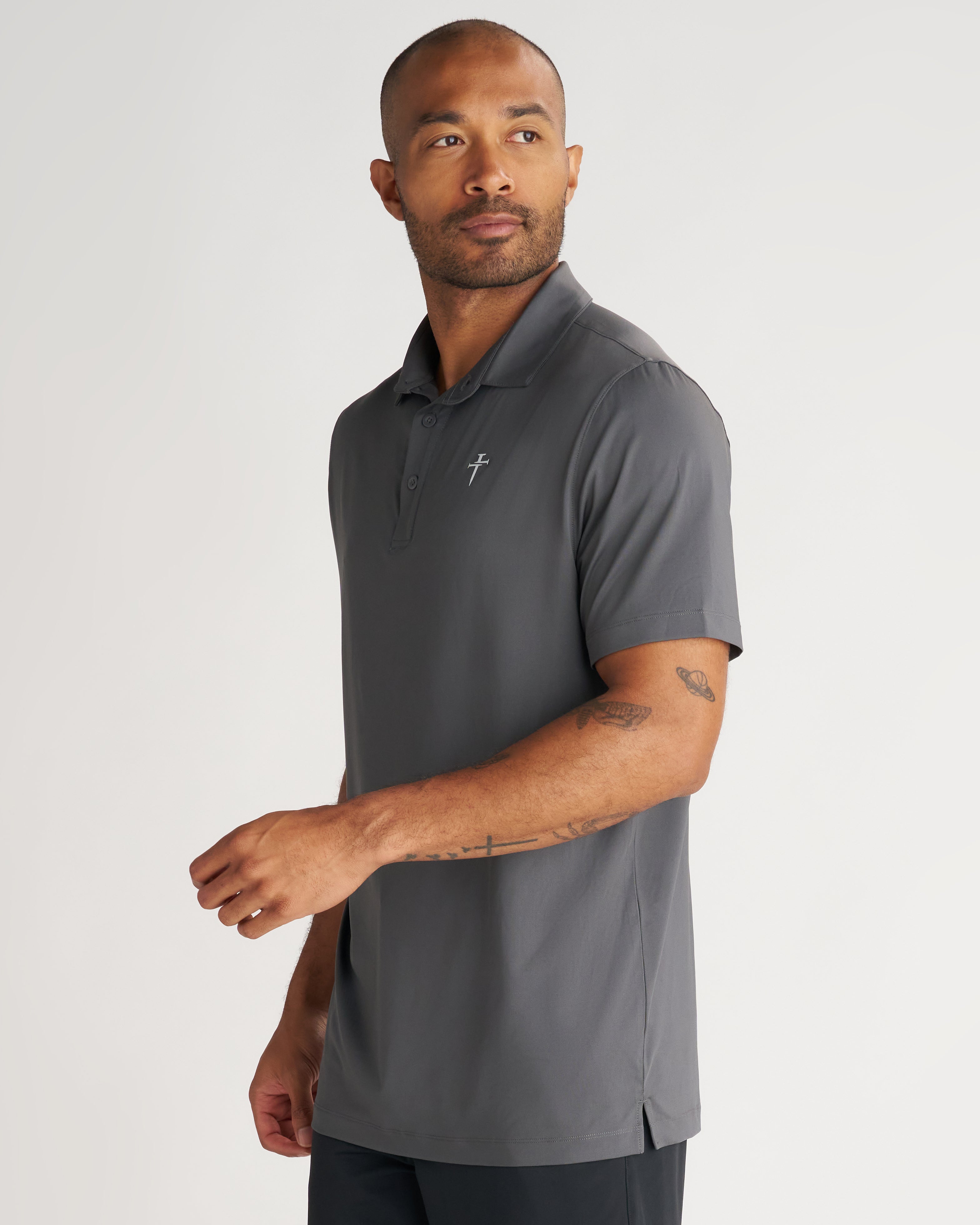 Links Golf Polo - Space Grey