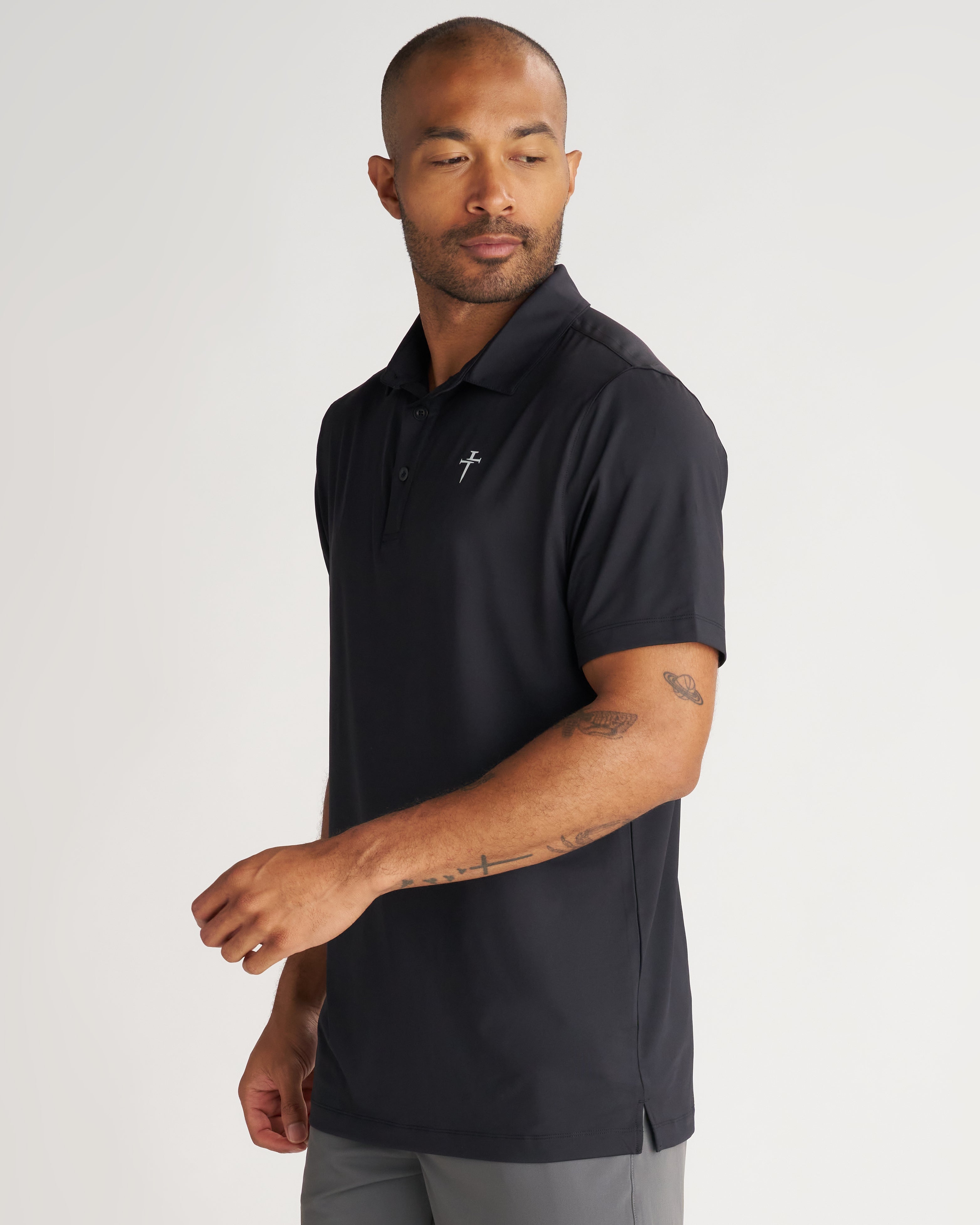 Links Golf Polo - Black