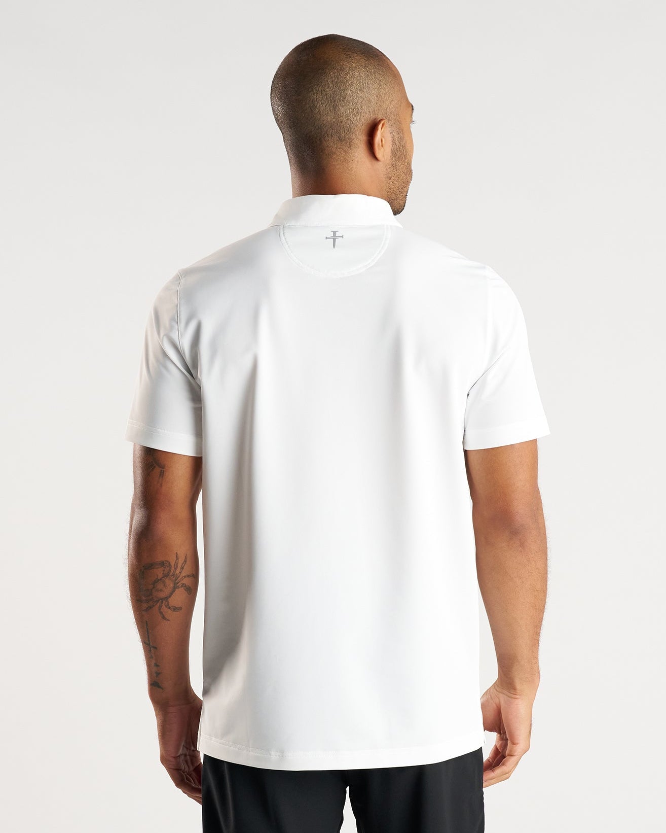 Vented Tech Polo “Three Nails” - White