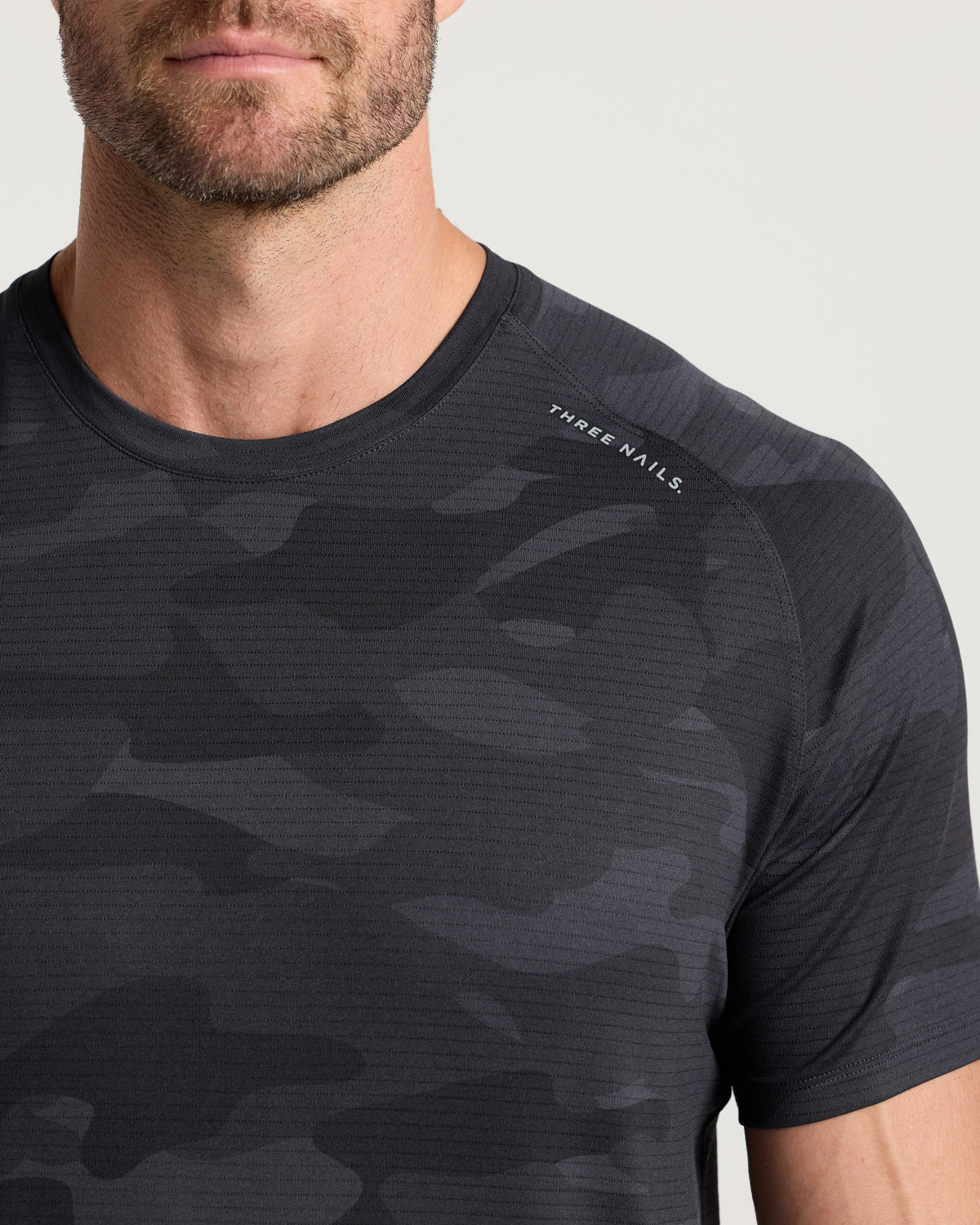 Aion-Lite™ Tee "Three Nails" - Black Camo