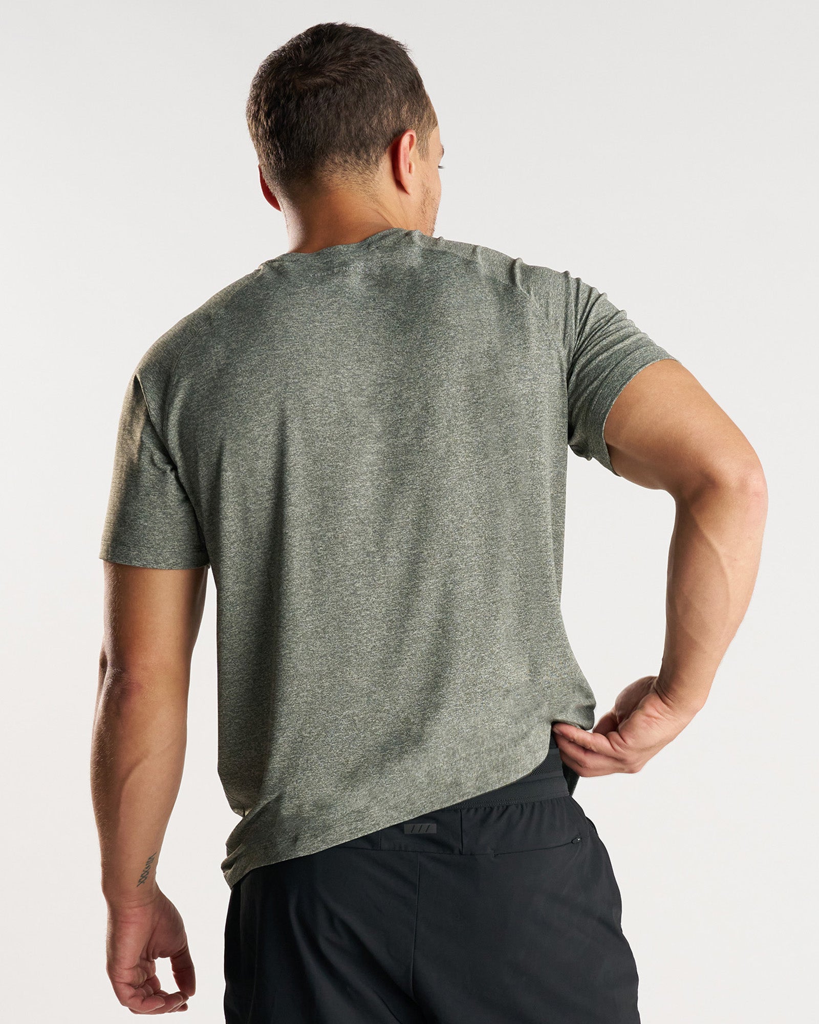 Aion-Lite™ Tee "Cross" - Dark Pine Marl