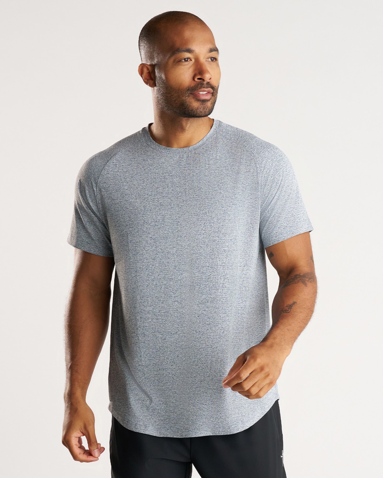 Aion-Lite™ Tee "Three Nails" - Midnight Navy Marl