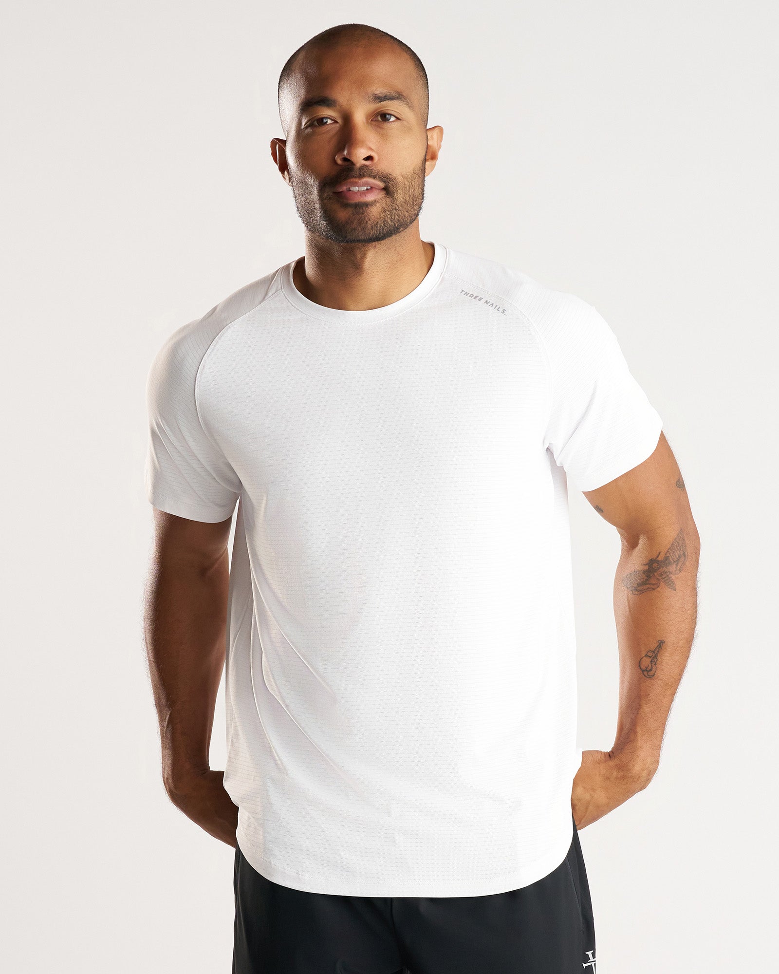 Aion-Lite™ Tee "Three Nails" - White