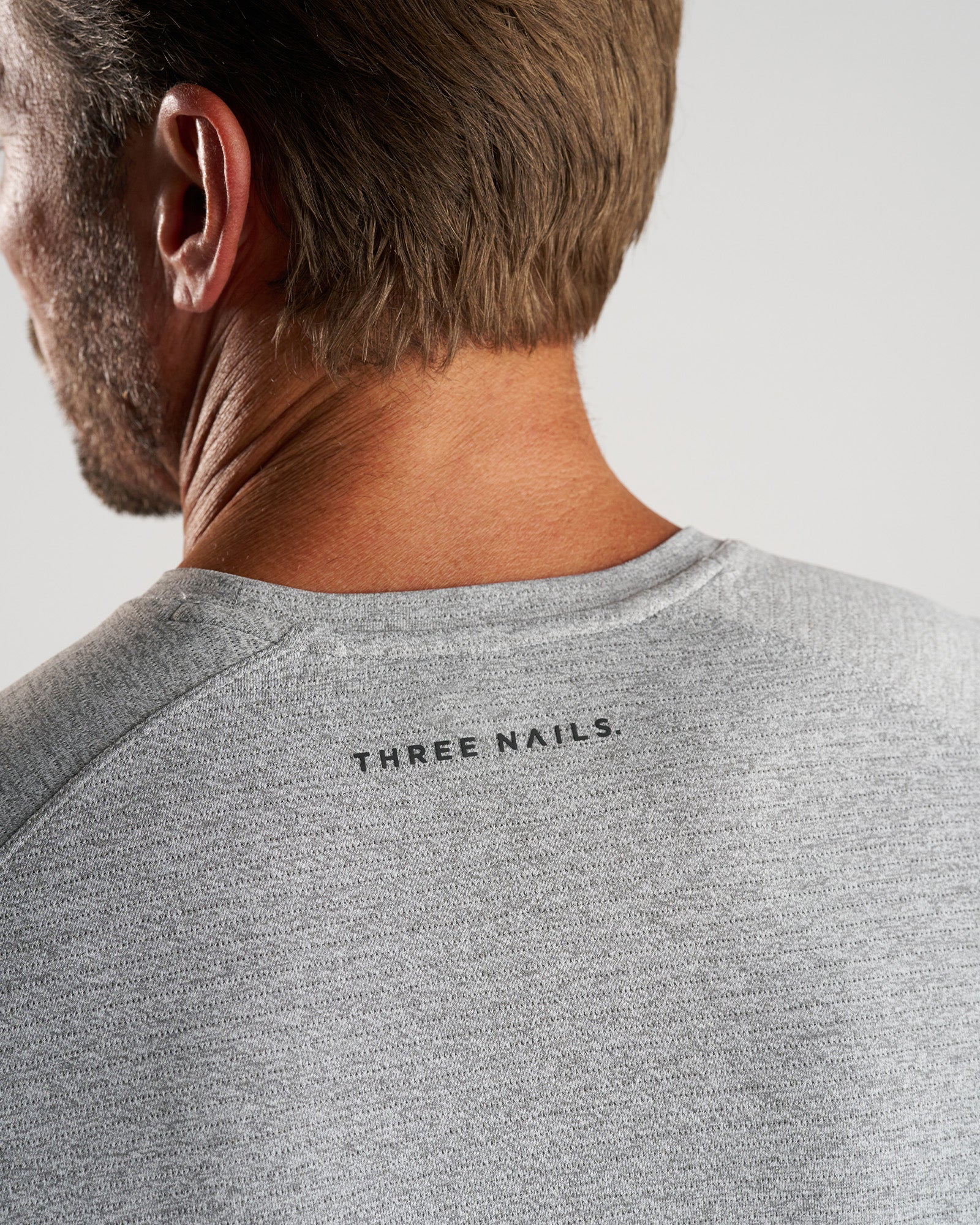 Aion-Lite™ Long Sleeve "Cross" - Grey Marl