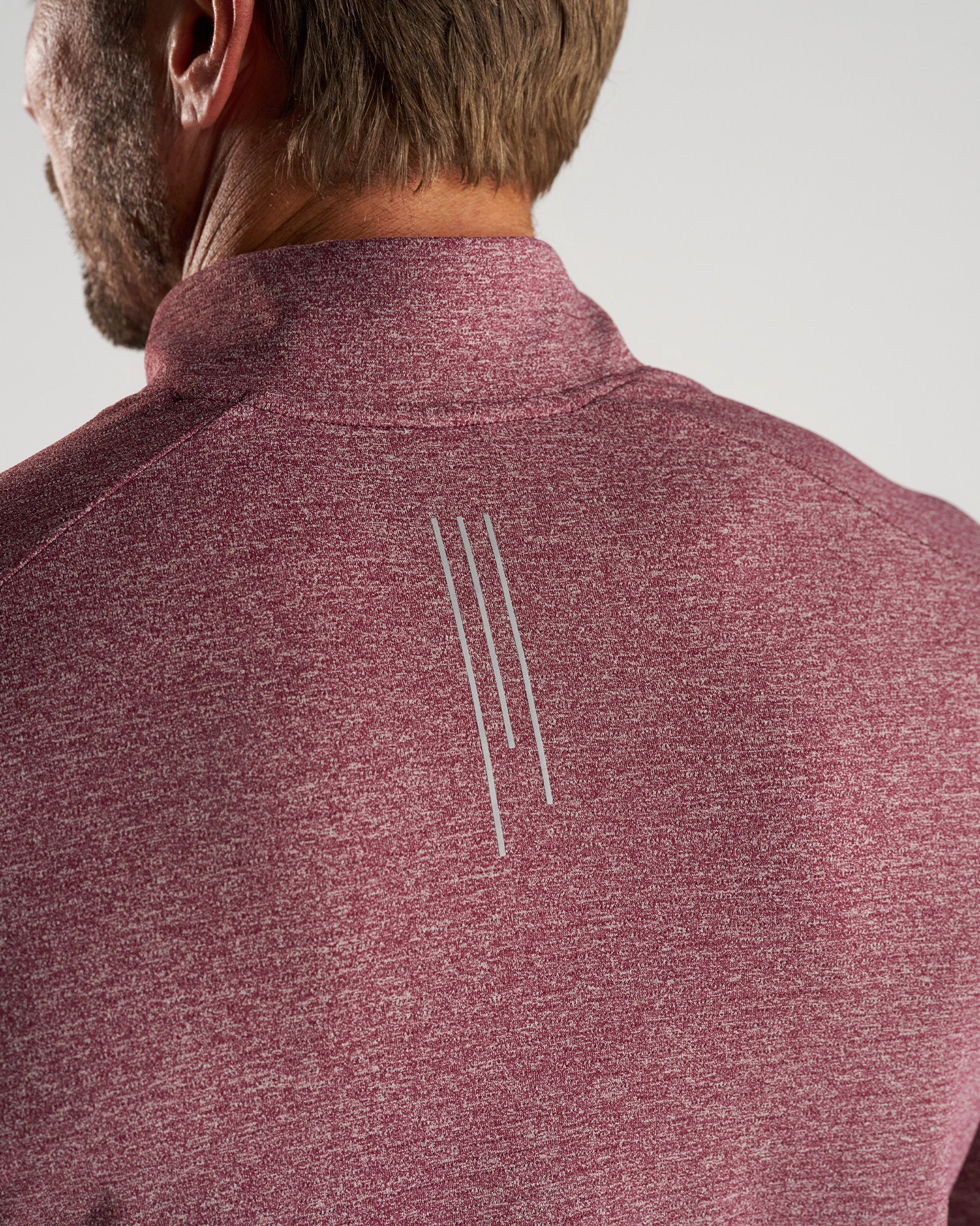 Aion-Lite™ Quarter Zip - Merlot Marl