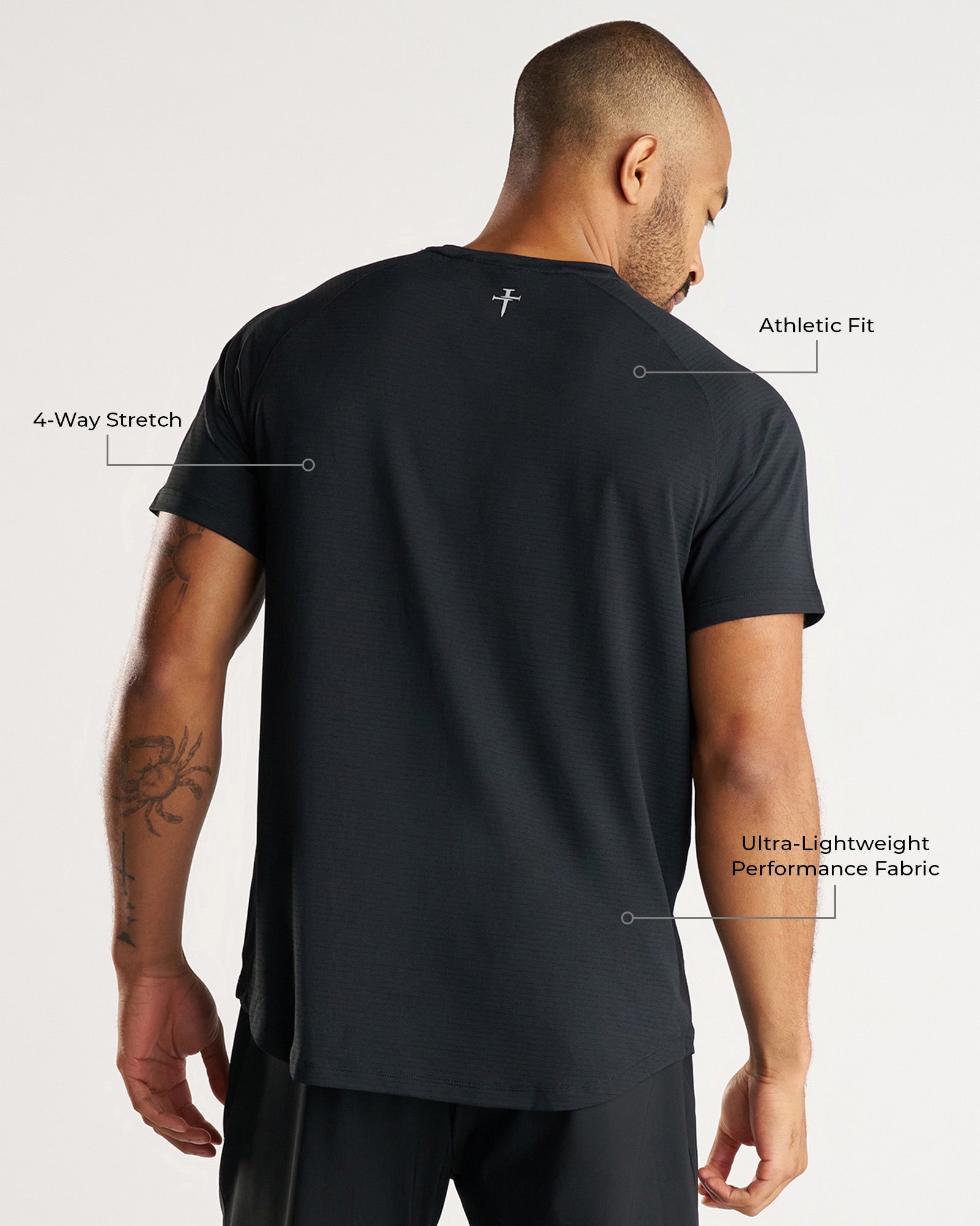 Aion-Lite™ Tee "Three Nails" - Black