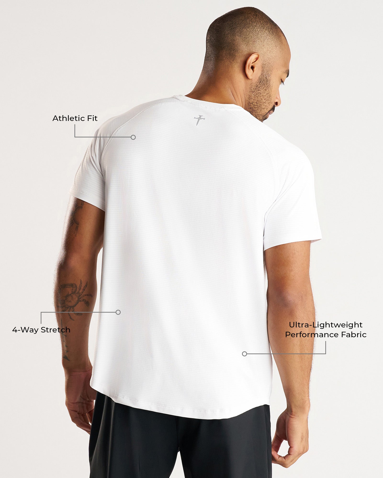 Aion-Lite™ Tee "Three Nails" - White