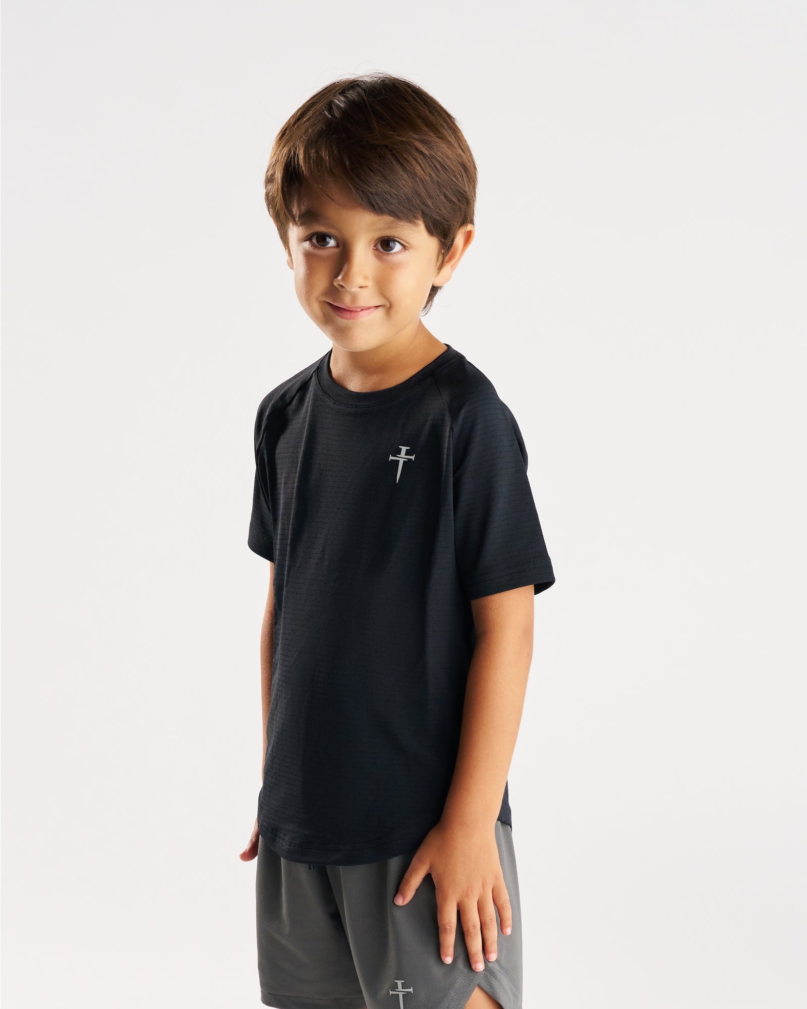Youth Aion-Lite™ Tee "Cross" - Black