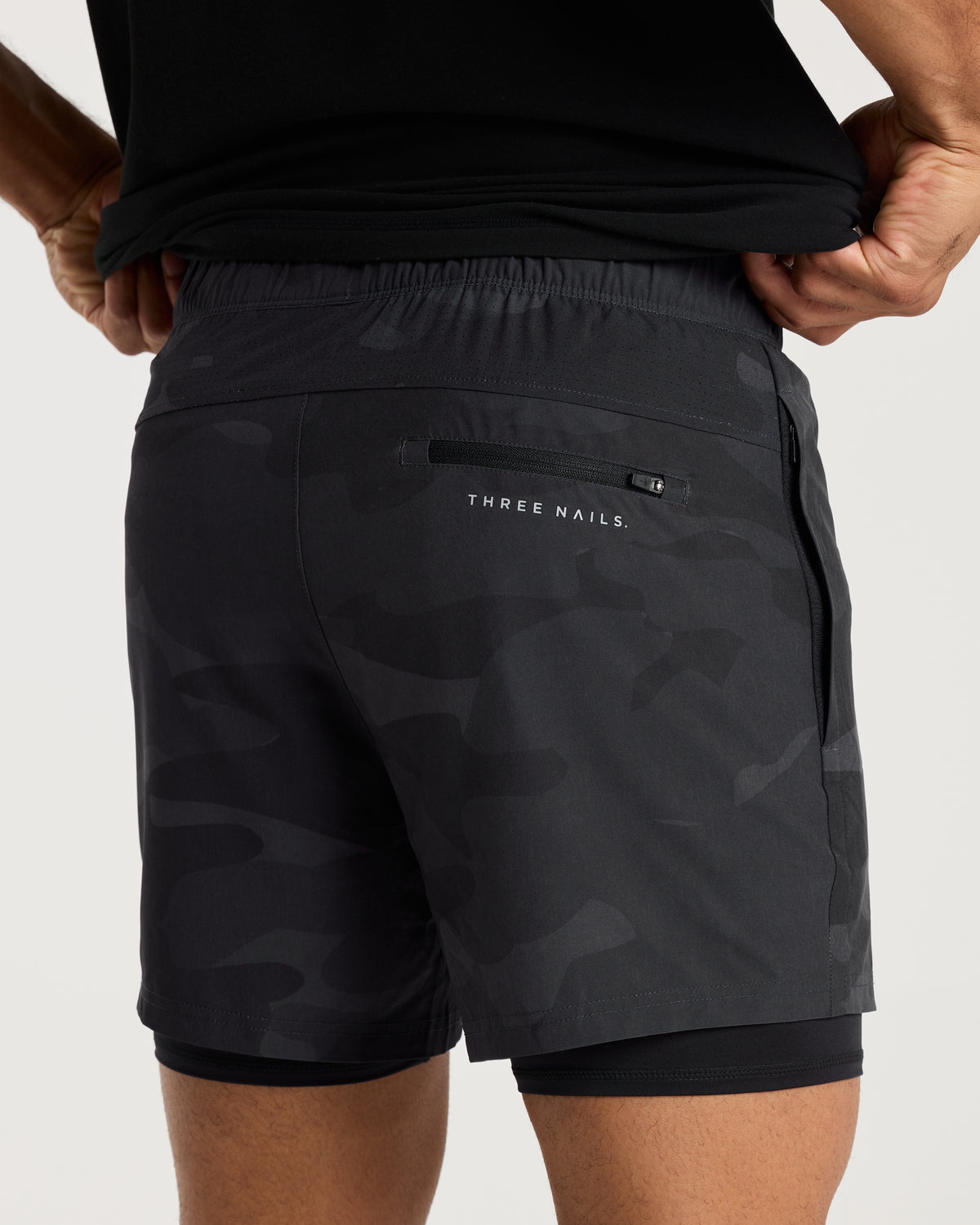 Coastal Liner 5" Short - Black Camo