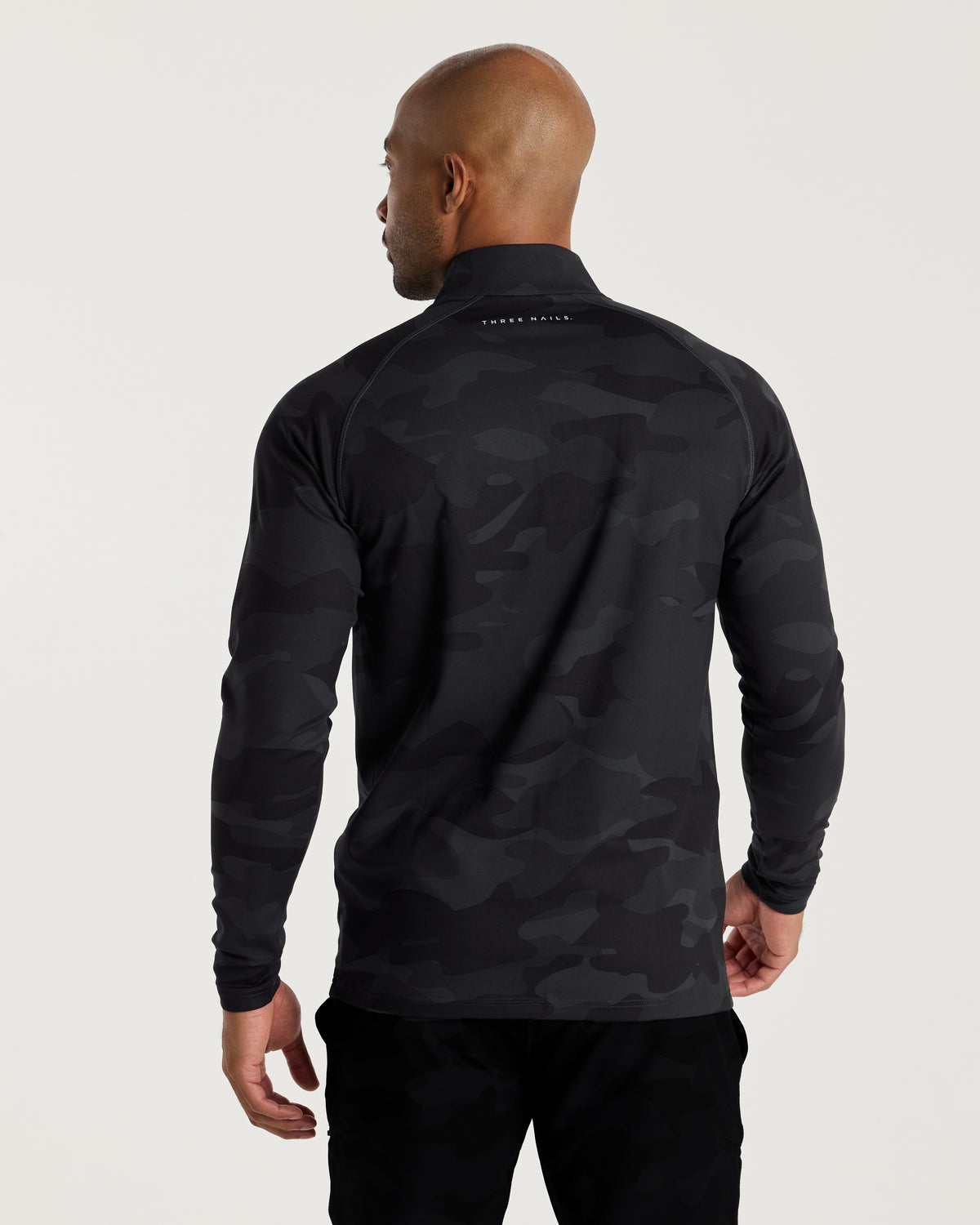 Core Quarter Zip - Black Camo