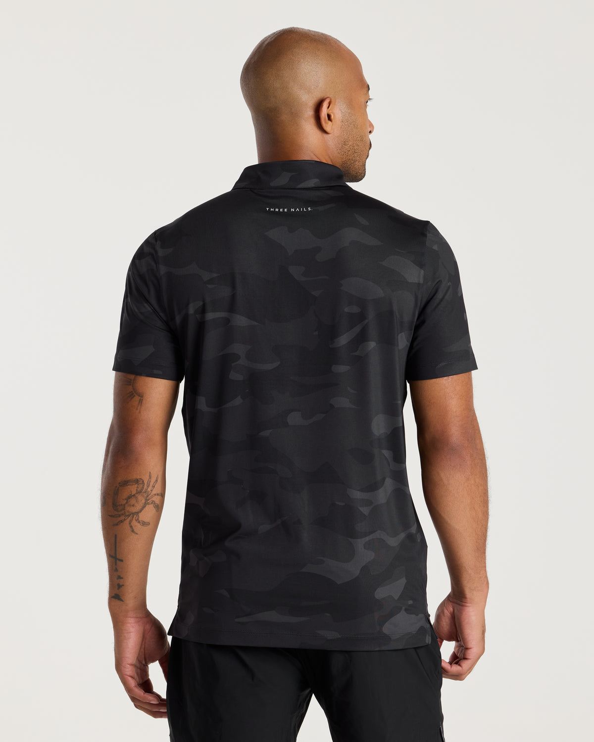 Links Golf Polo - Black Camo