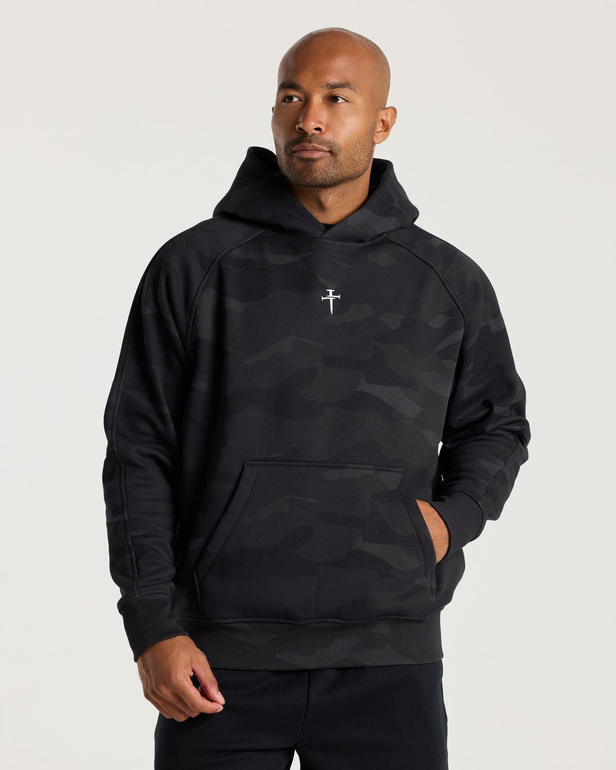 Signature Fleece Hoodie - Black Camo