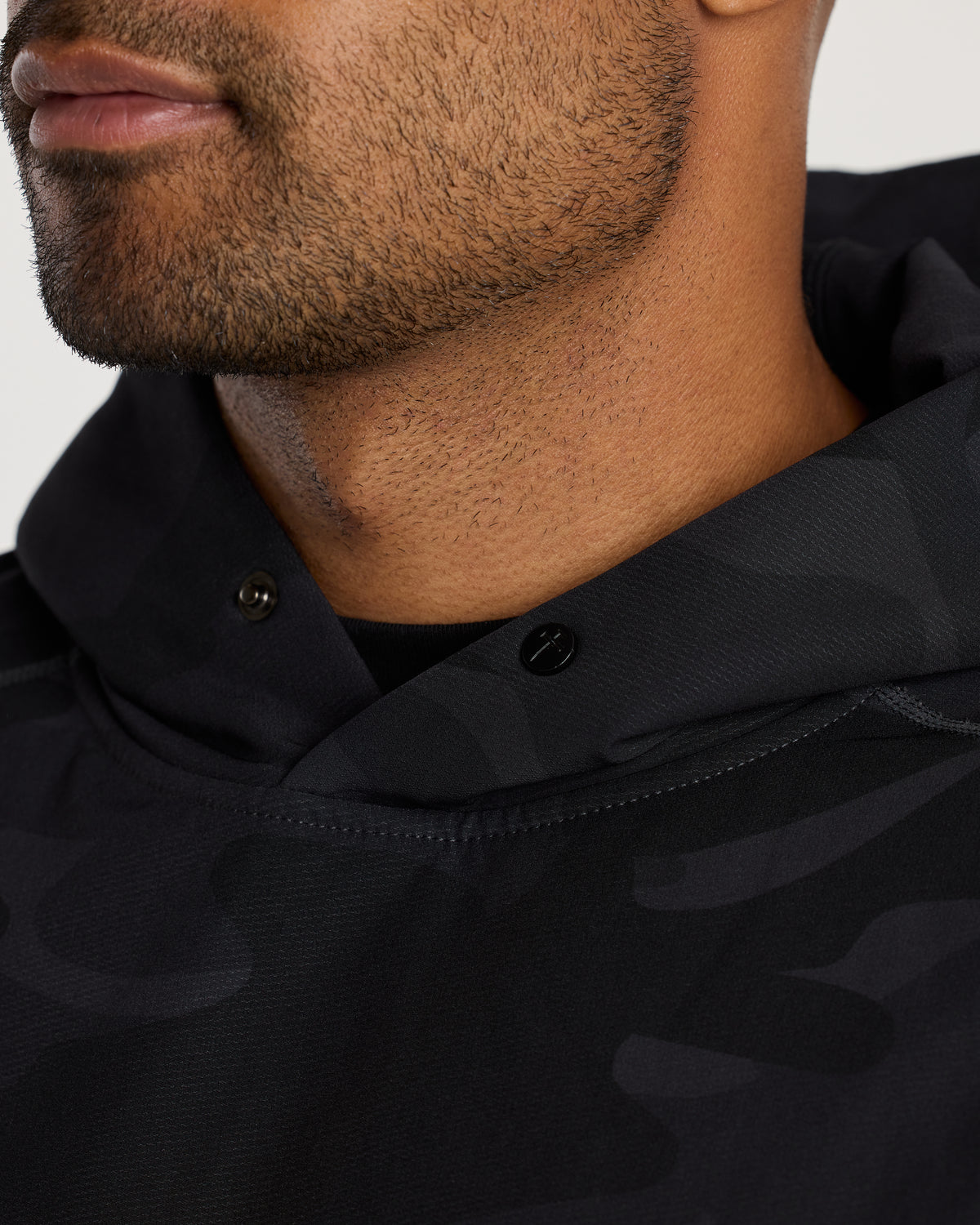 Vanta+ Hoodie - Black Camo "Cross"