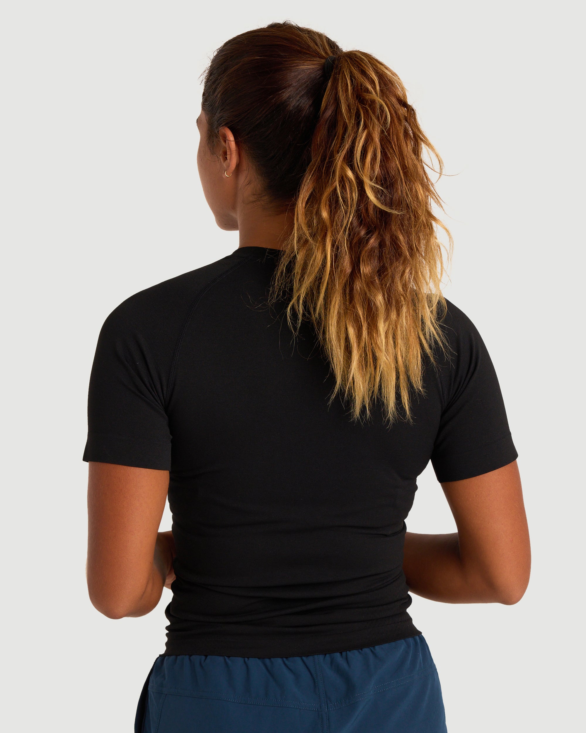 Women's Seamless Tee - Black