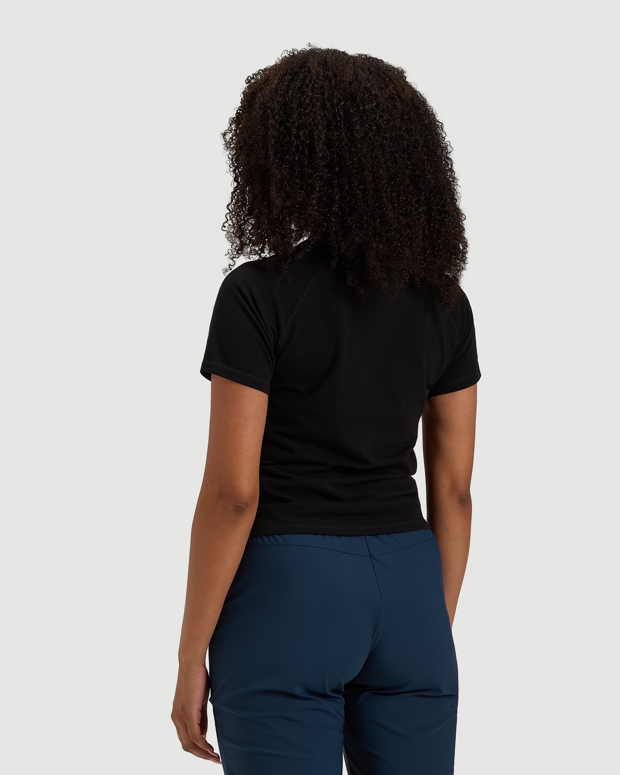 Women's Supima® Cotton Tee - Black