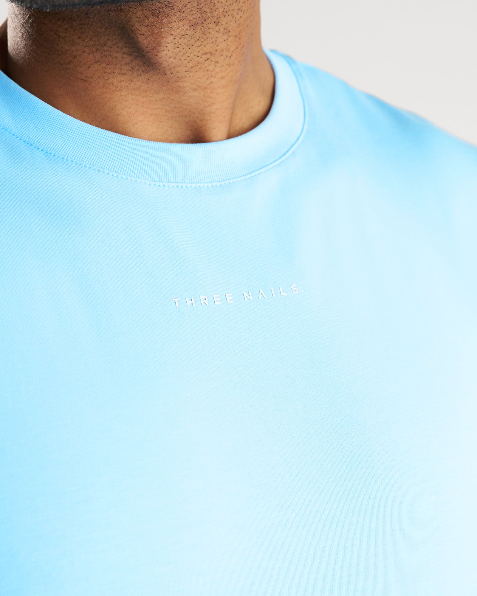 Core Oversized Muscle Tank - Sky Blue