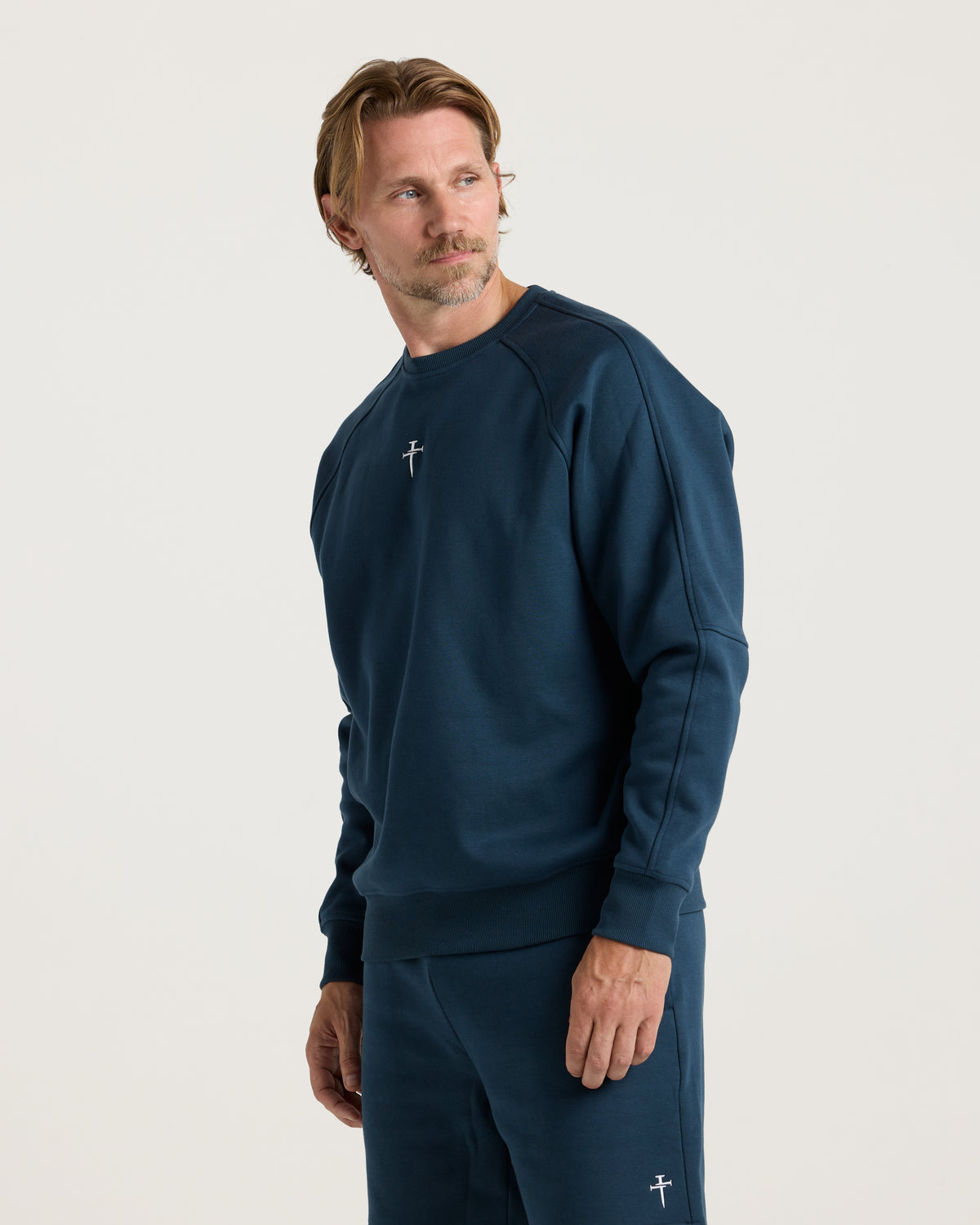 Signature Fleece Crewneck - Midnight Navy