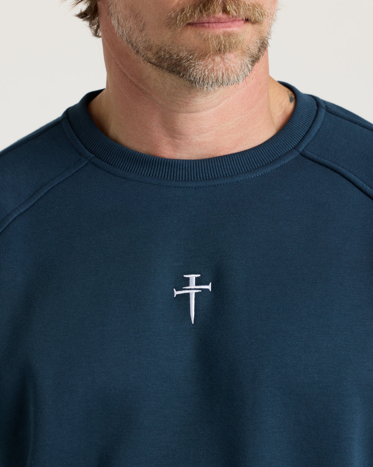 Signature Fleece Crewneck - Midnight Navy
