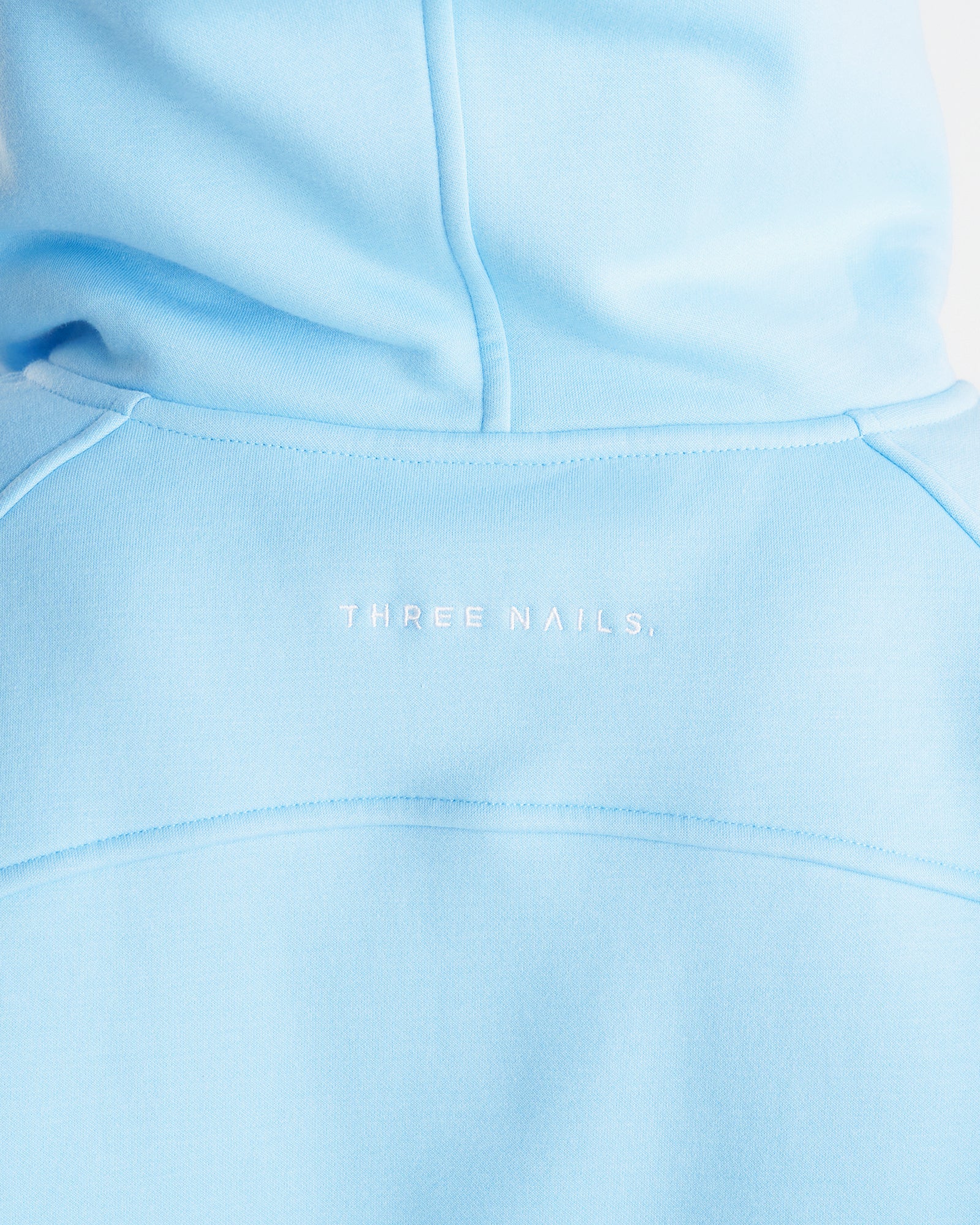 Signature Fleece Full Zip Hoodie - Sky Blue