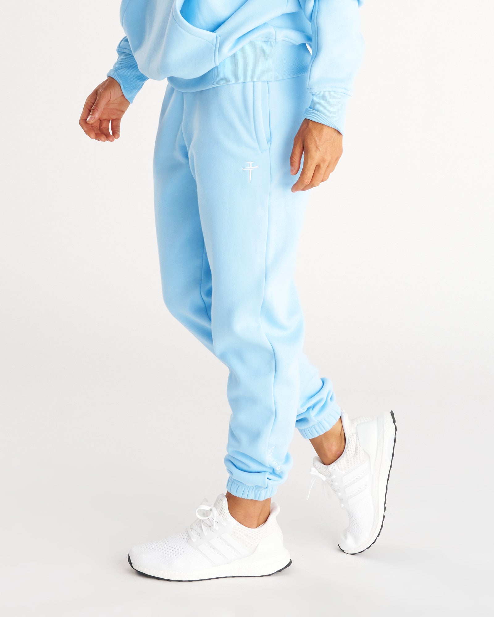 Signature Fleece Sweatpants - Sky Blue