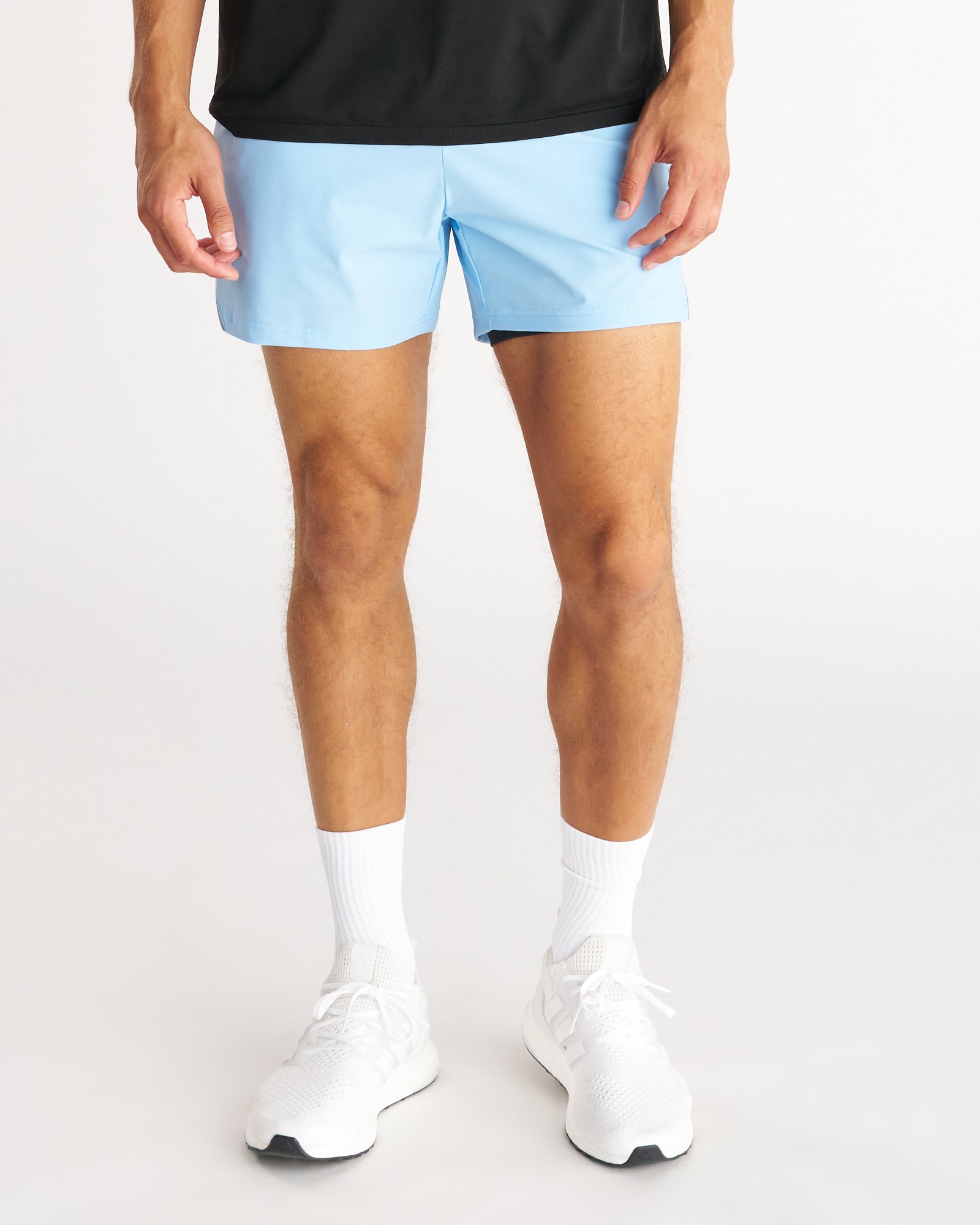 Vapor-Lite™ Liner 5" Short "Cross" - Sky Blue