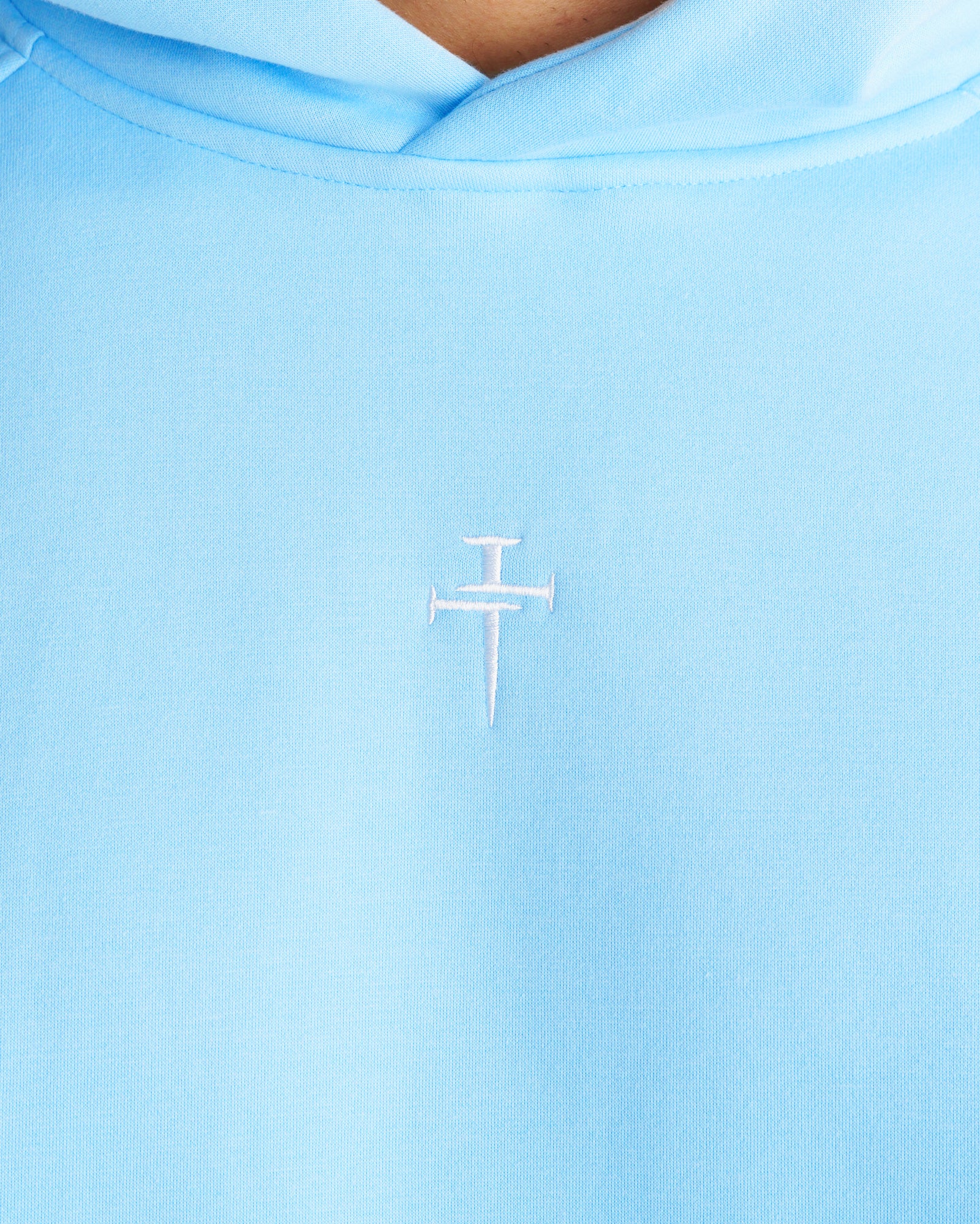 Signature Fleece Hoodie - Sky Blue