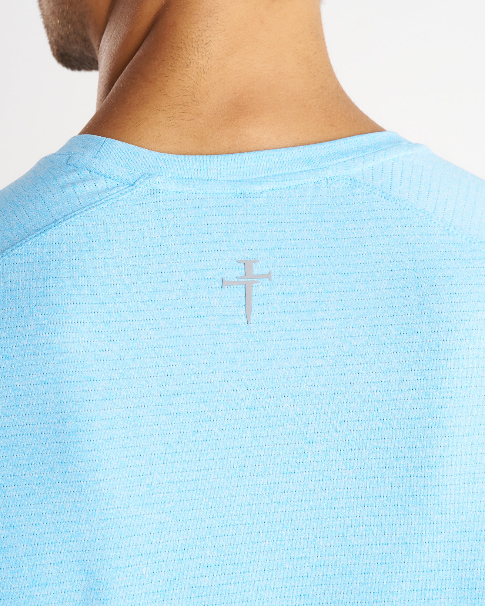 Aion-Lite™ Long Sleeve "Three Nails" - Sky Blue Marl