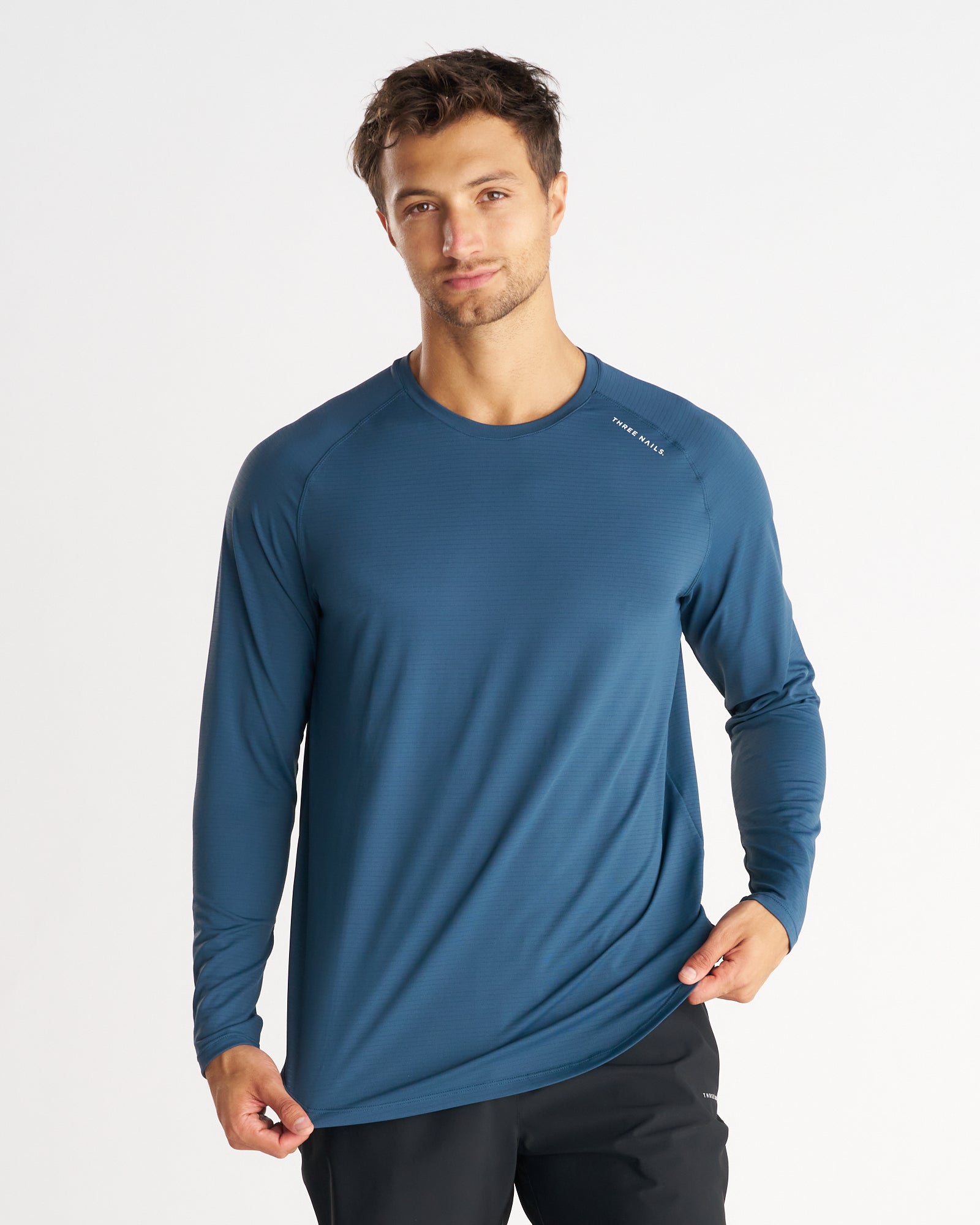 Aion-Lite™ Long Sleeve "Three Nails" - Midnight Navy