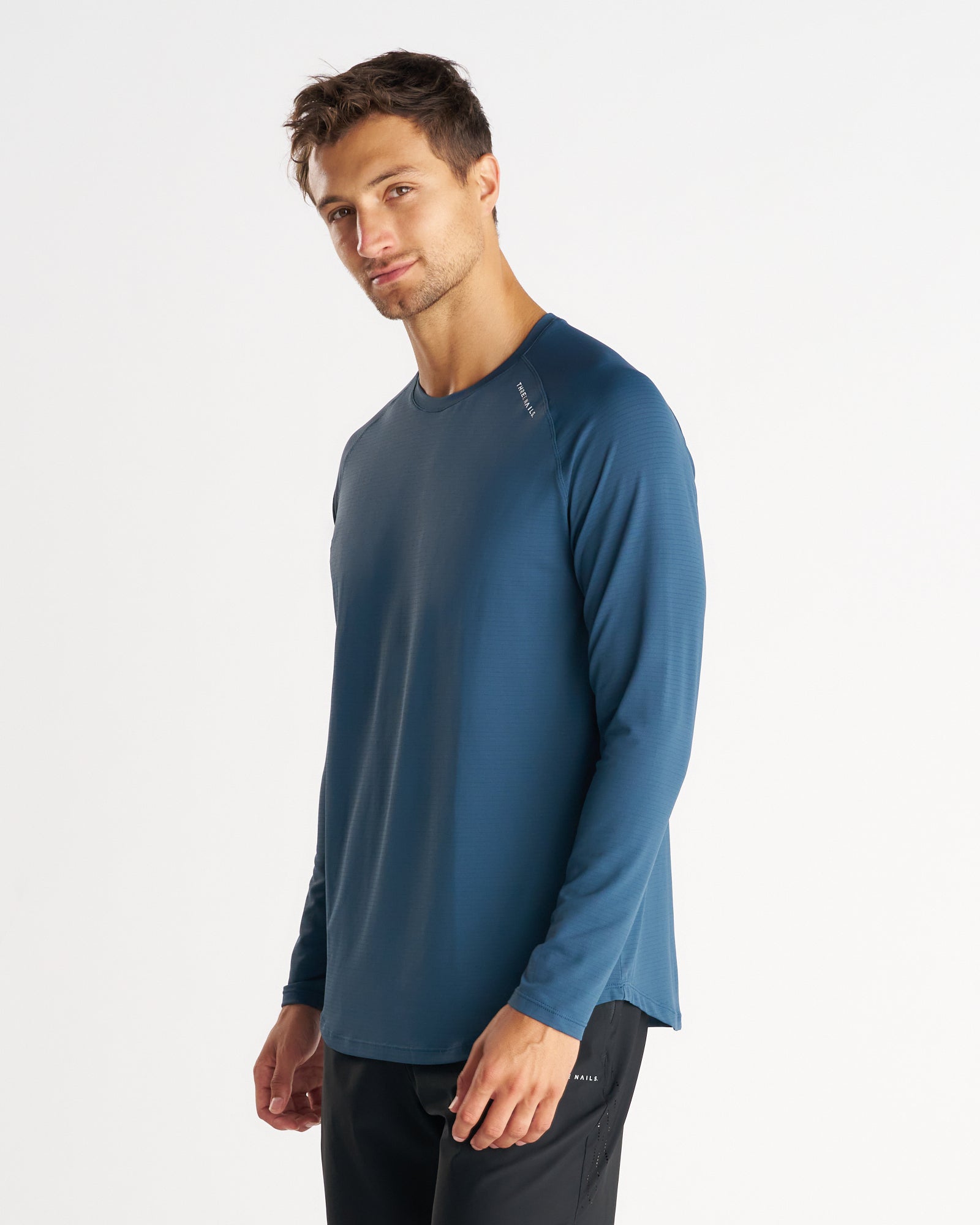 Aion-Lite™ Long Sleeve "Three Nails" - Midnight Navy