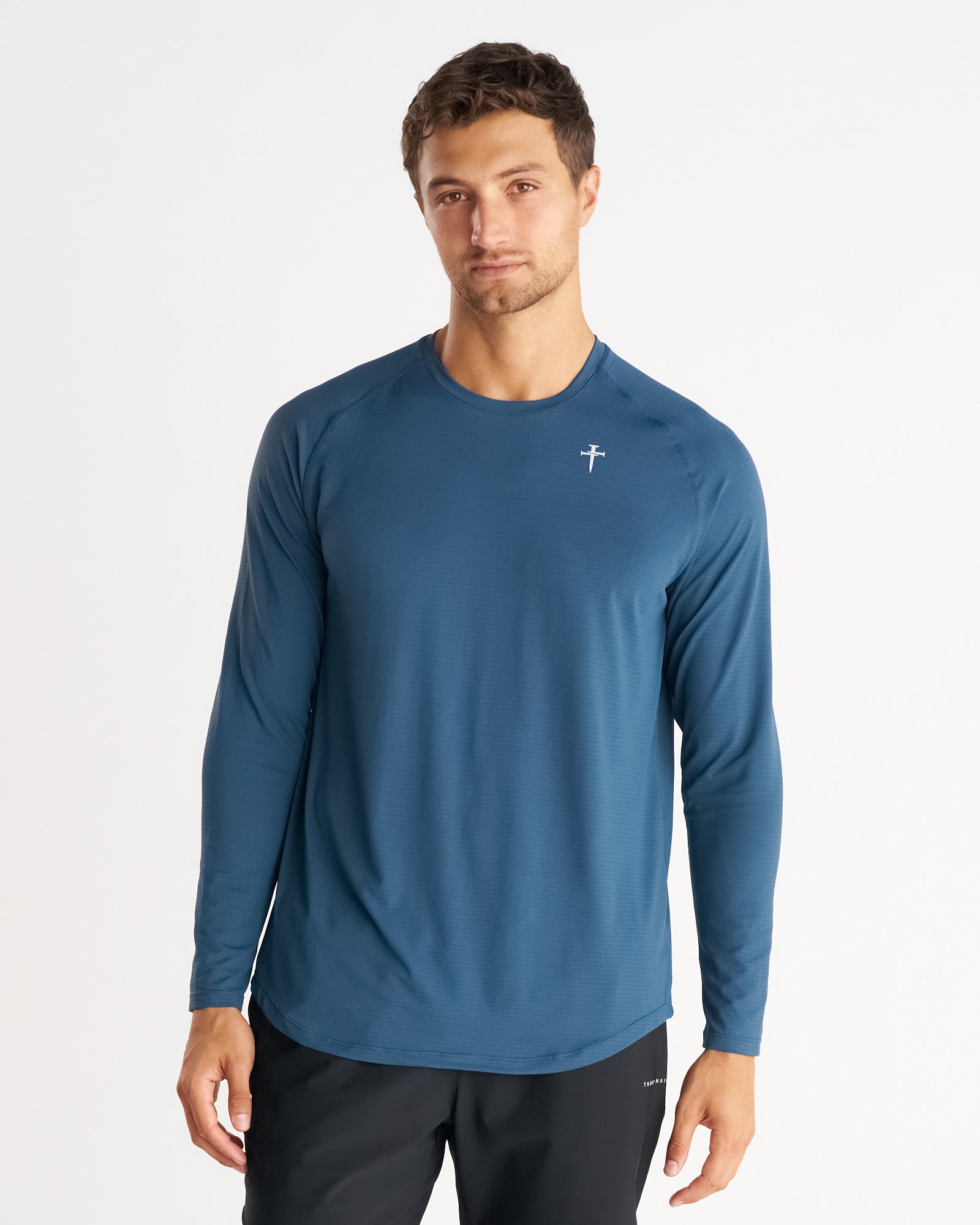 Aion-Lite™ Long Sleeve "Cross" - Midnight Navy