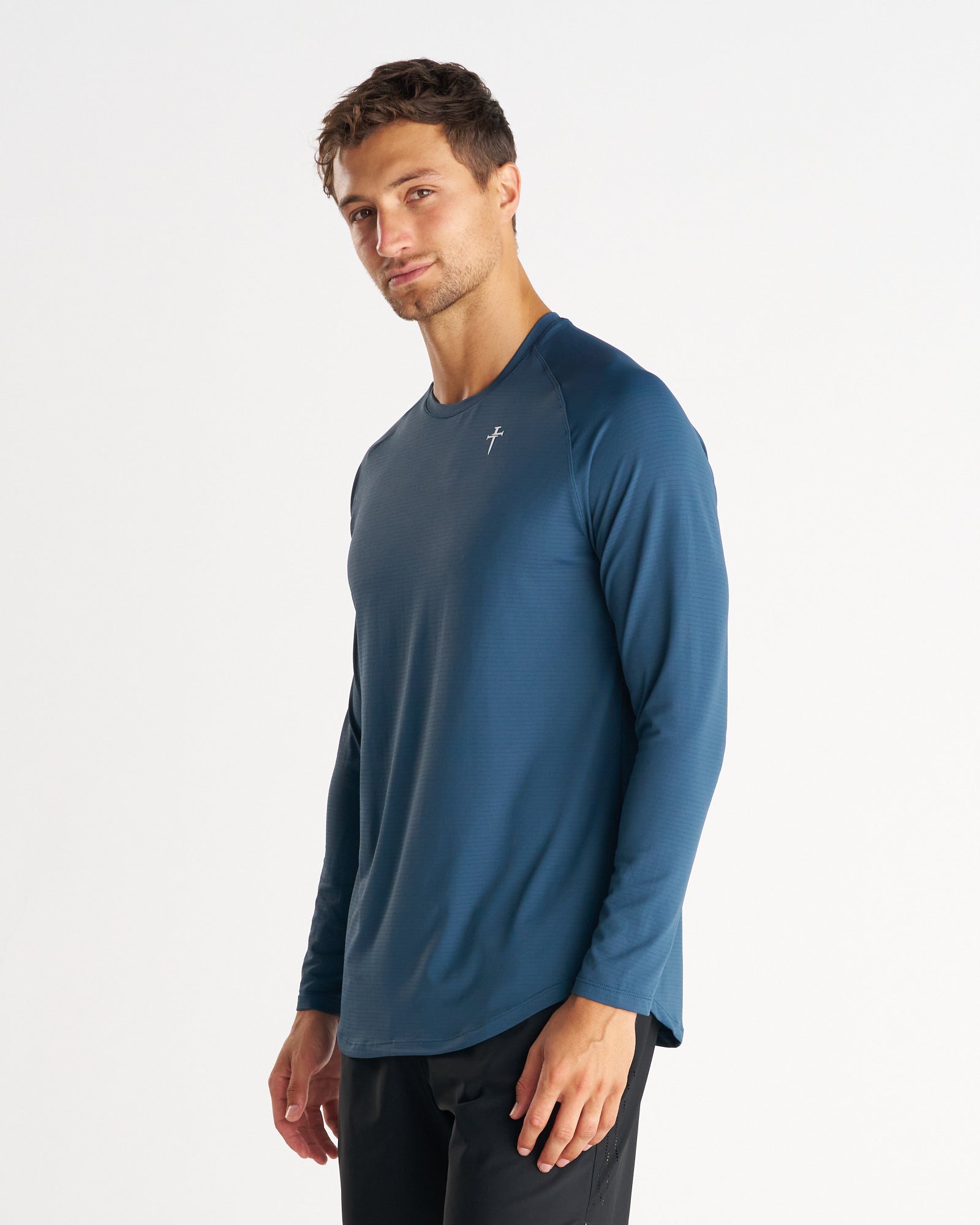 Aion-Lite™ Long Sleeve "Cross" - Midnight Navy