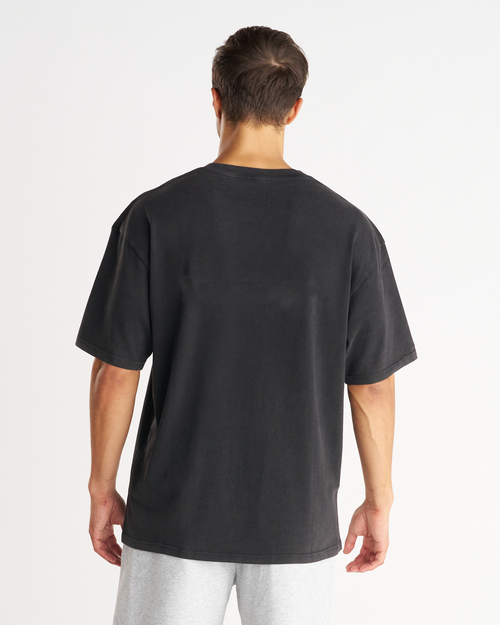 Heavyweight Cotton Oversized Tee - Acid Wash