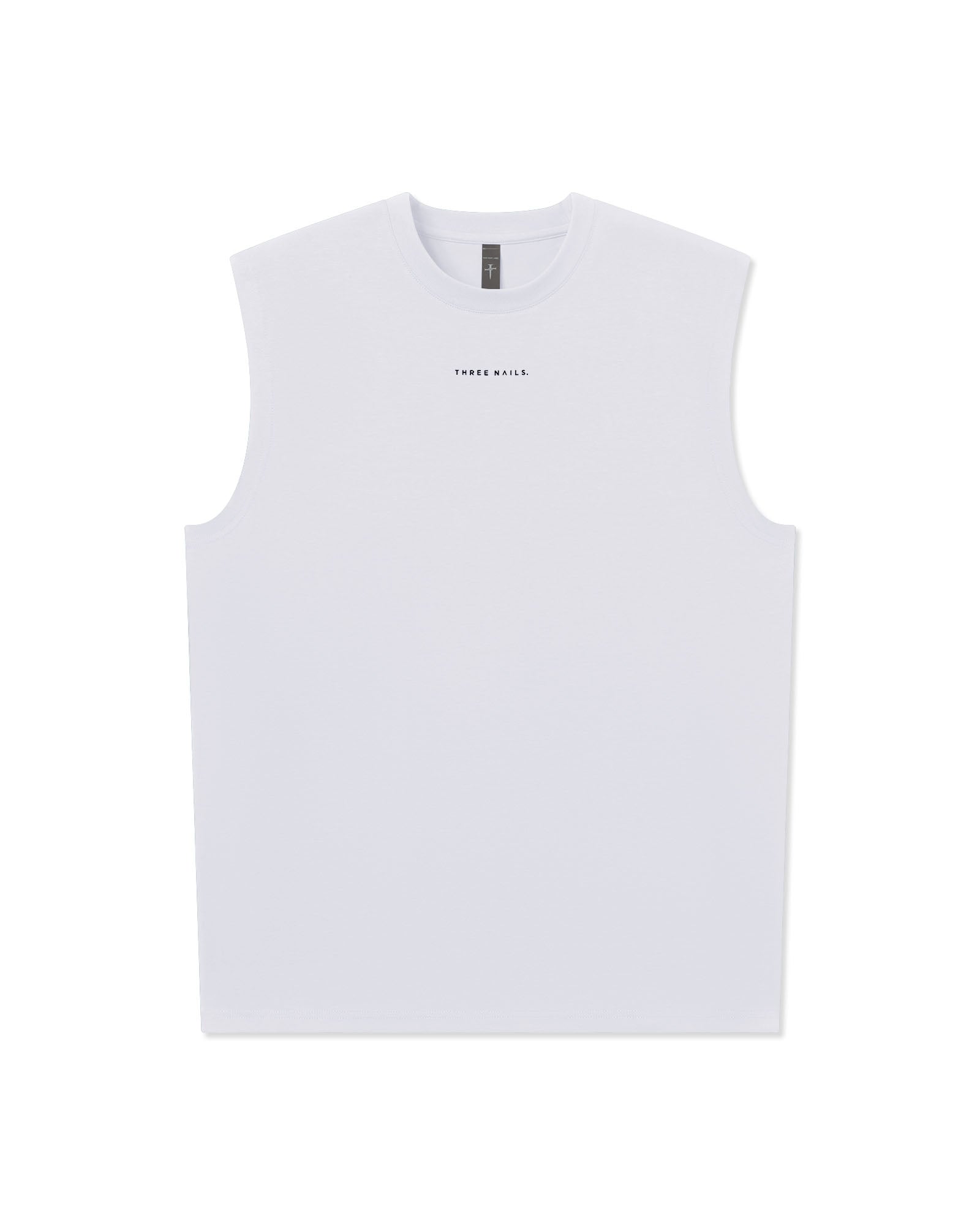 Core Oversized Muscle Tank - White