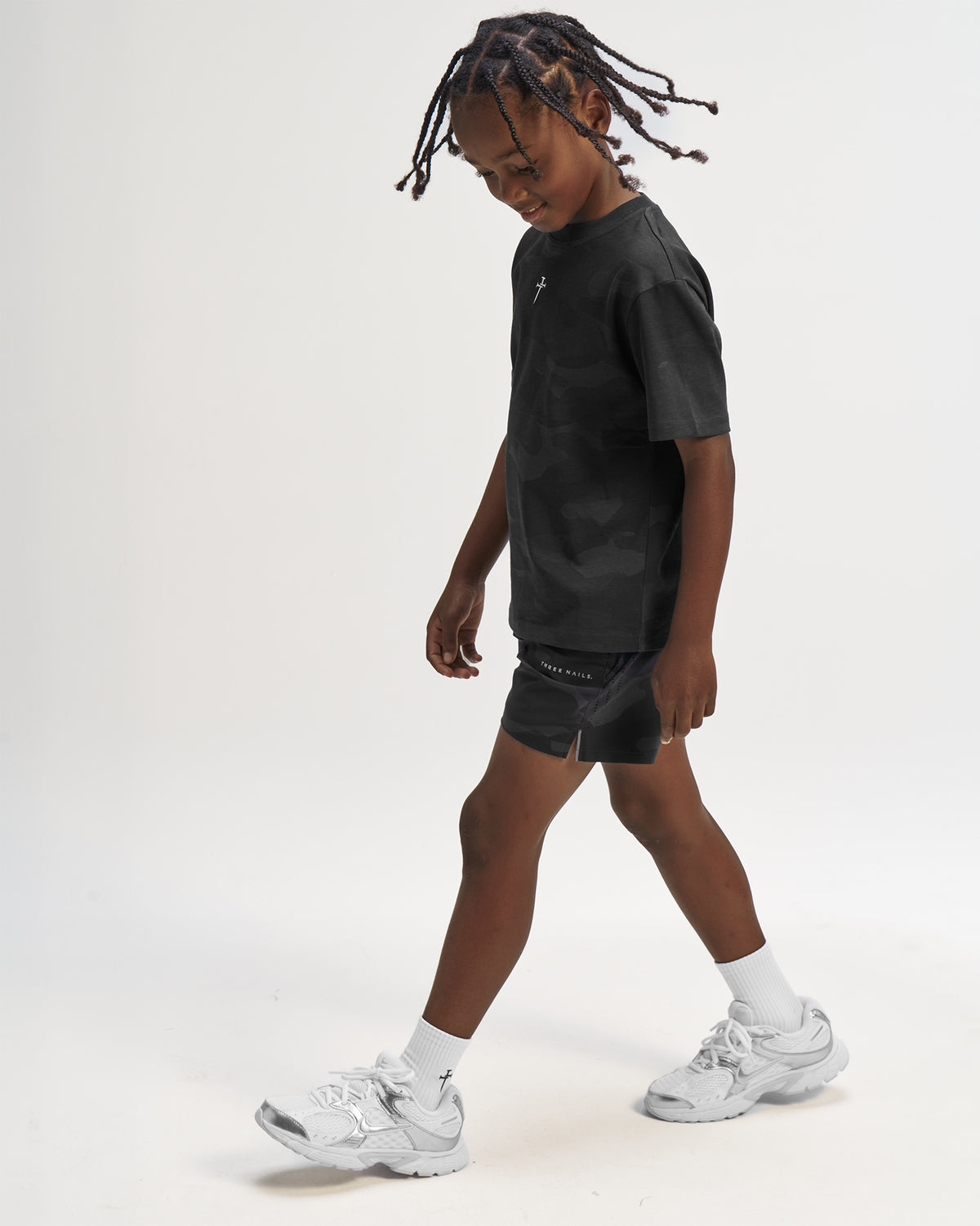 Youth Vapor-Lite™ Hybrid Short - Black Camo