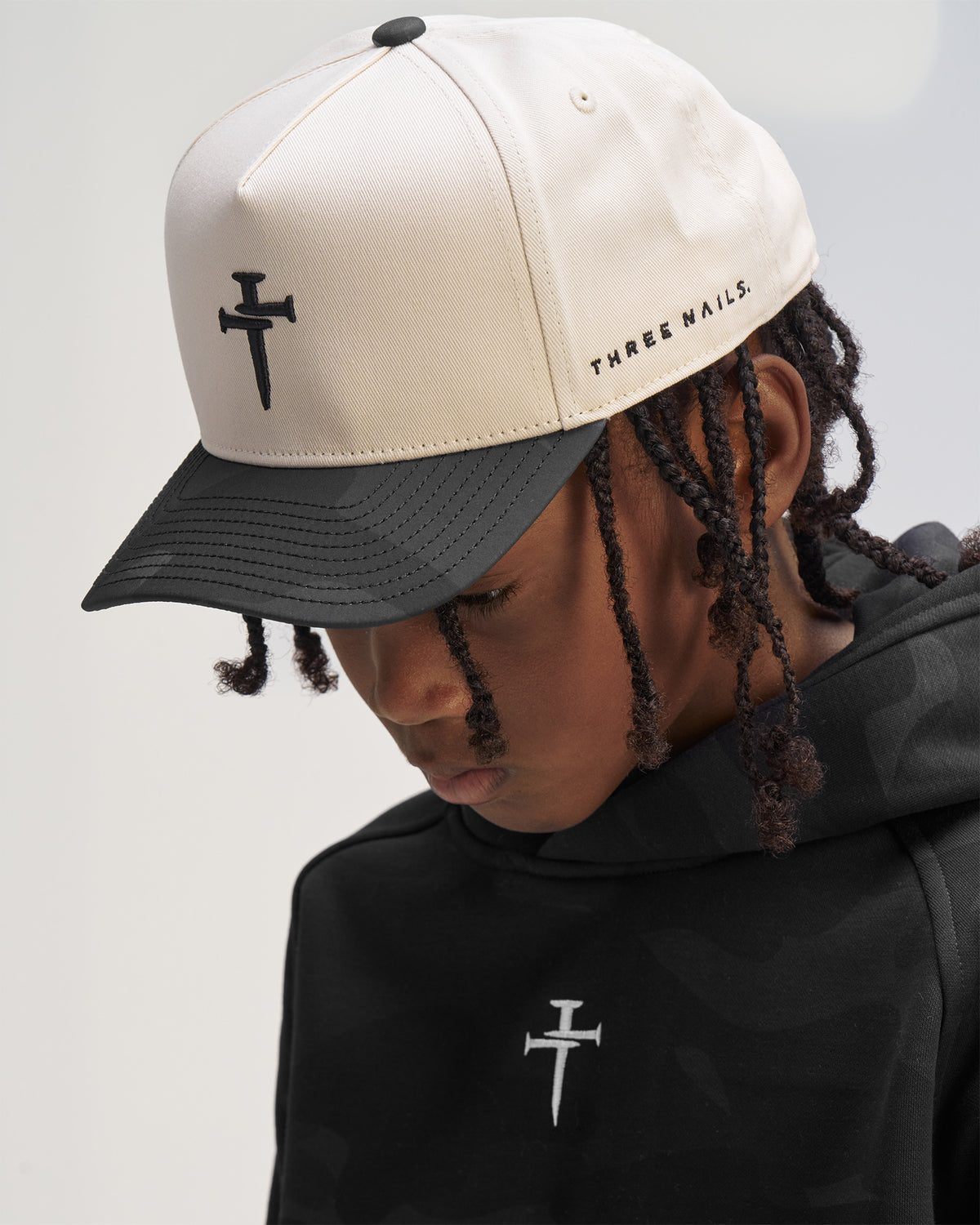 Youth Signature Two-Tone Hat - Black Camo