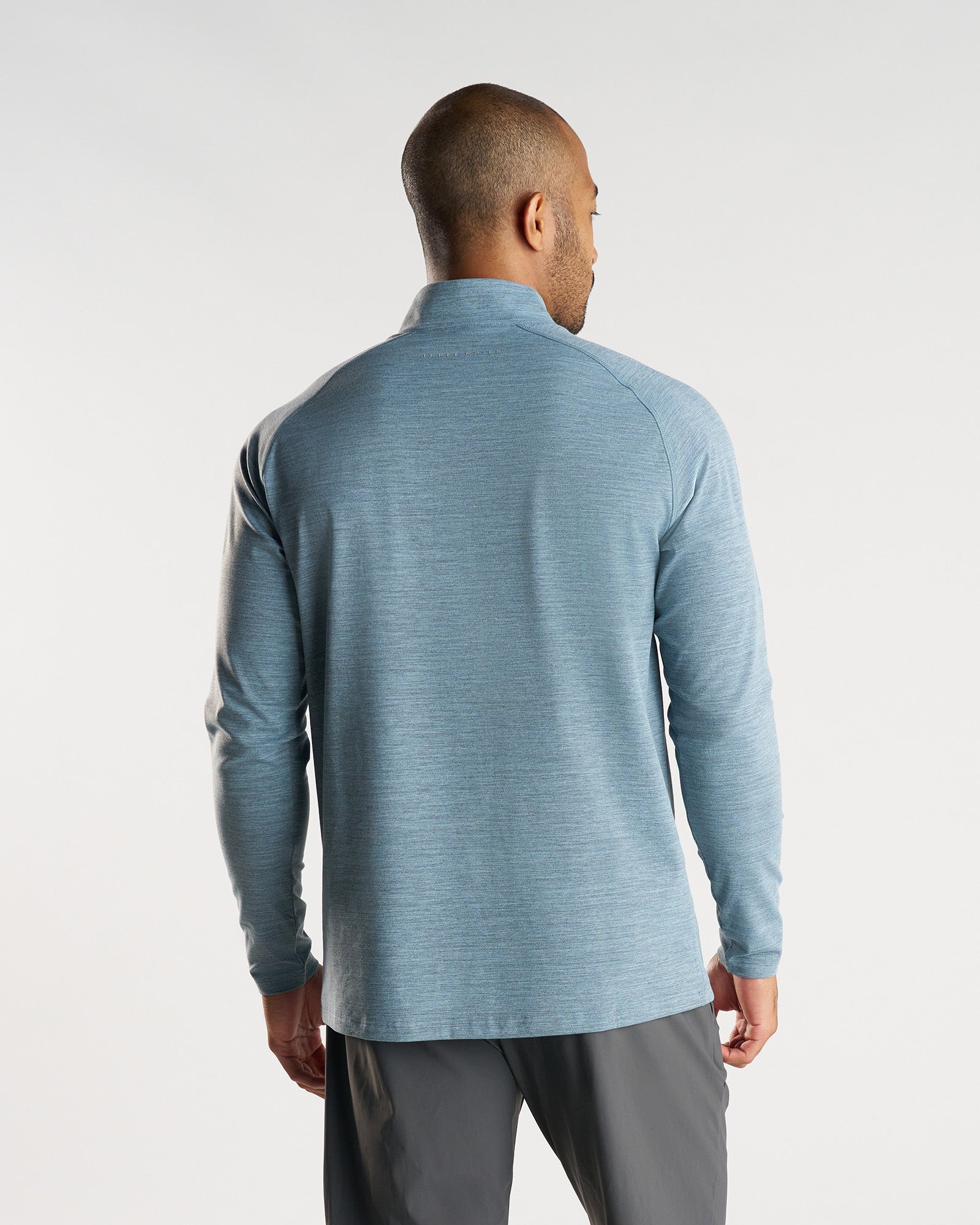 Core Quarter Zip - Sky Blue