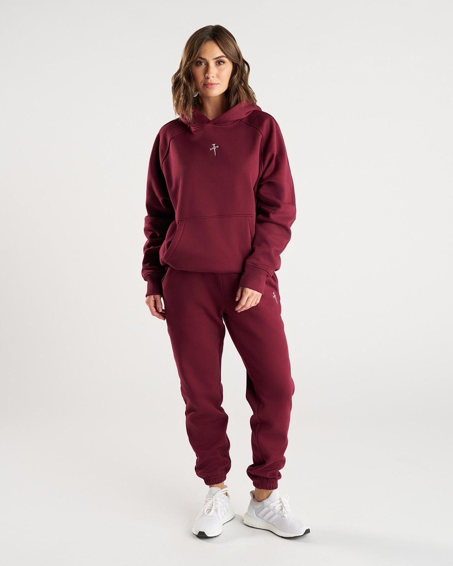 Signature Fleece Hoodie - Merlot