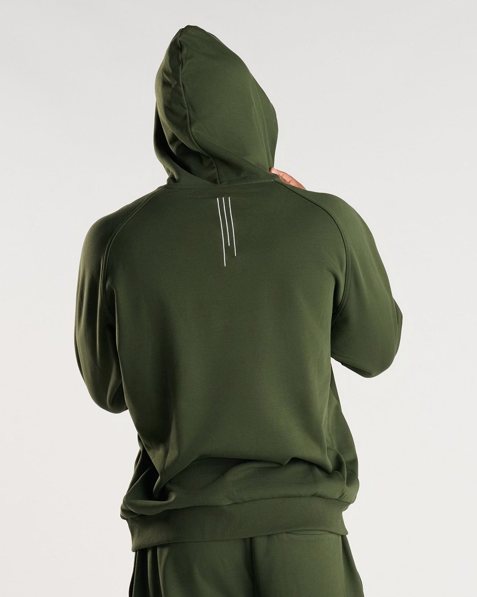 French Terry Hoodie - Dark Pine