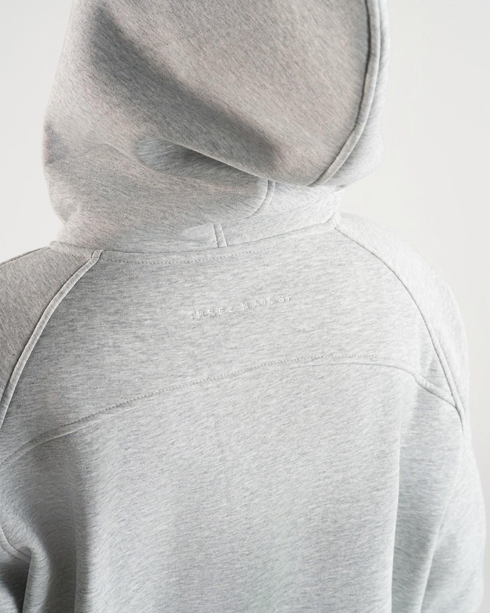 Signature Fleece Full Zip Hoodie - Heather Grey